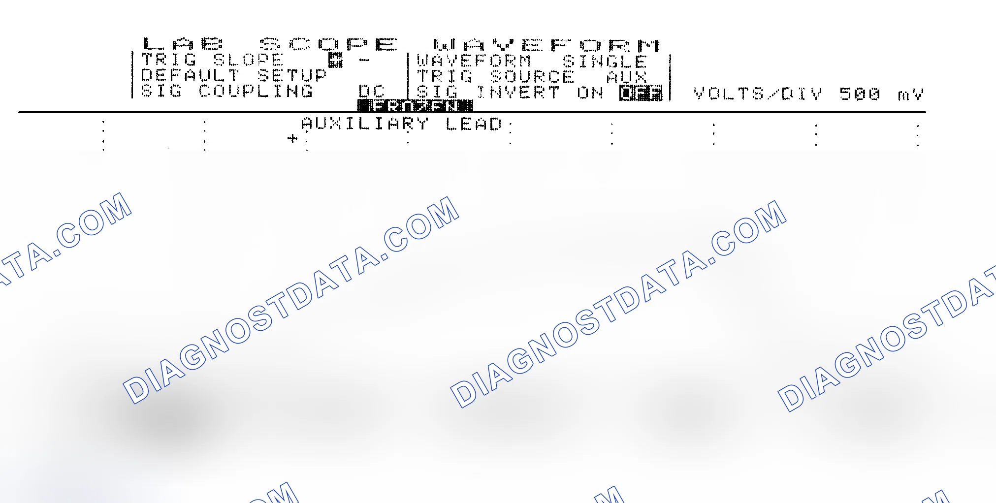 Scheme 14: Single Injector w/Excessive Current Flow - Current Pattern