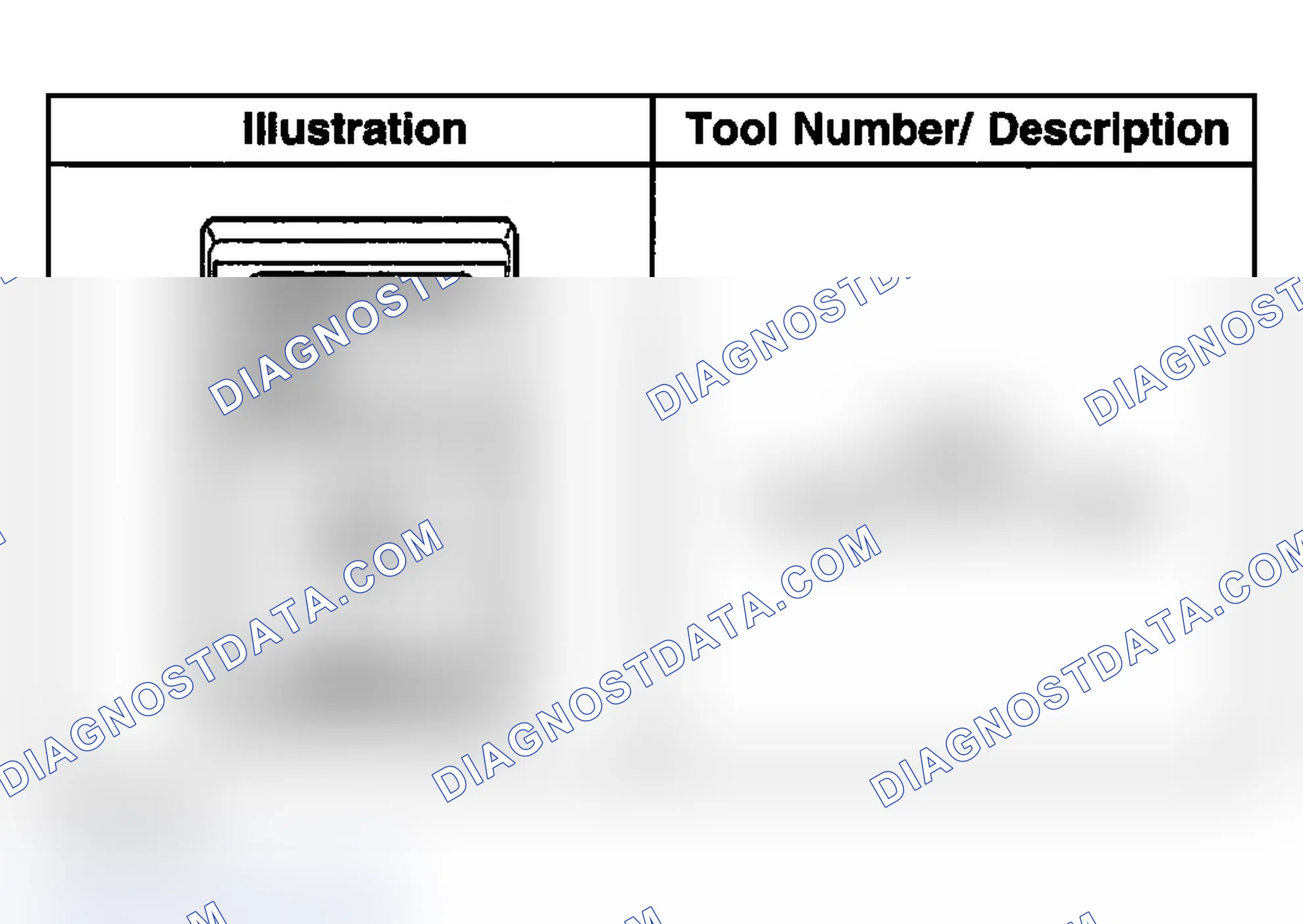 Scheme 14: SPECIAL TOOLS & EQUIPMENT