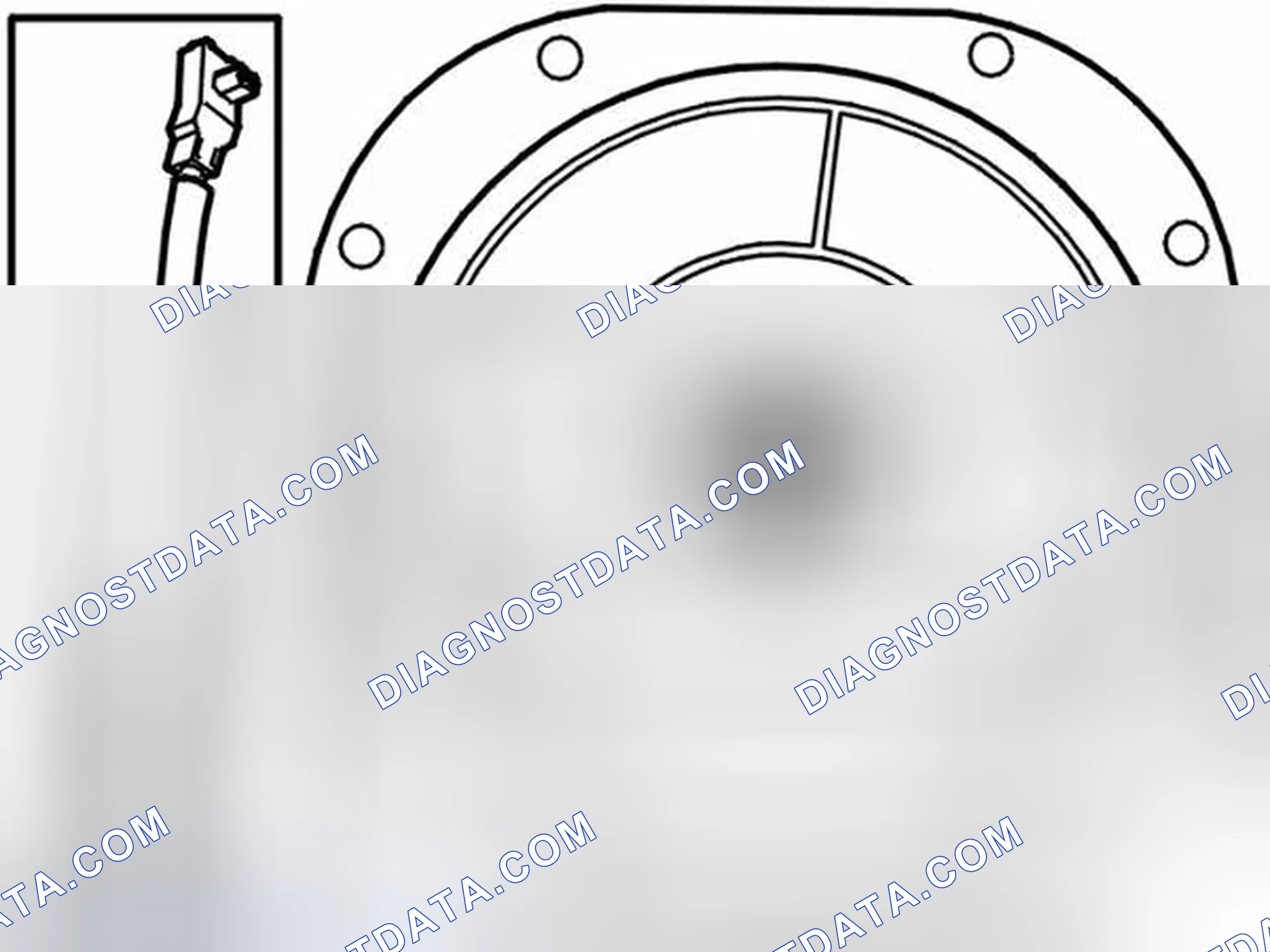 Scheme 127: Installation of adapter cable to driver's side airbag (SRS)
