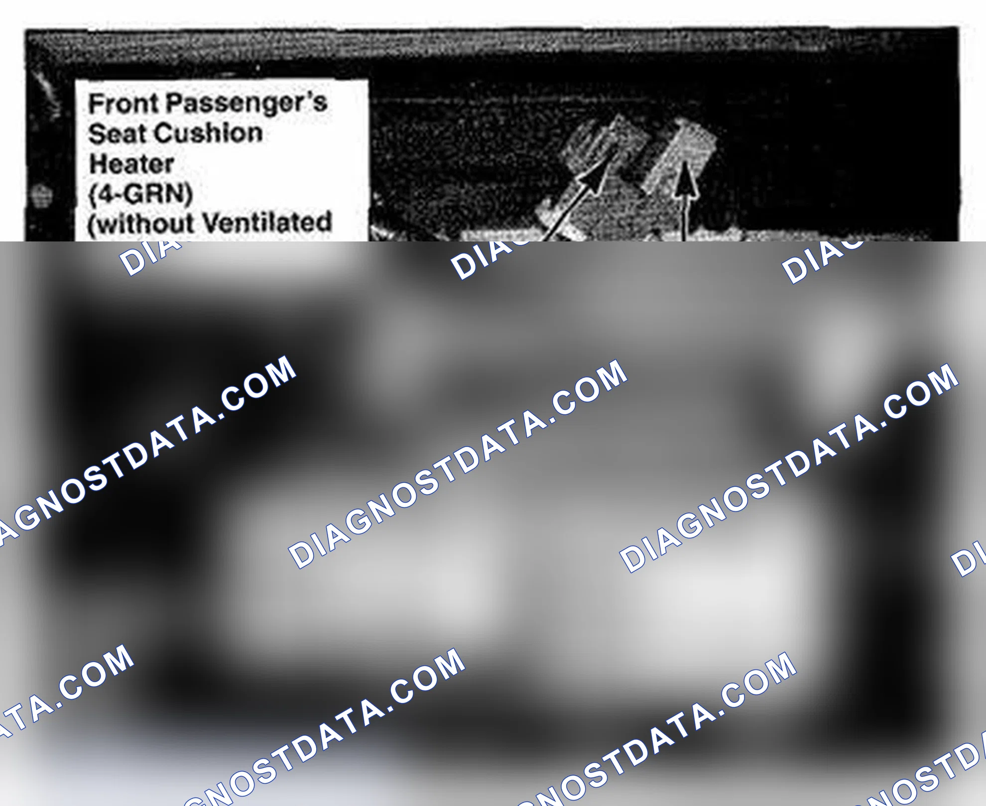 Scheme 584: Under Front Passengers Seat Component Location (Photo 179)