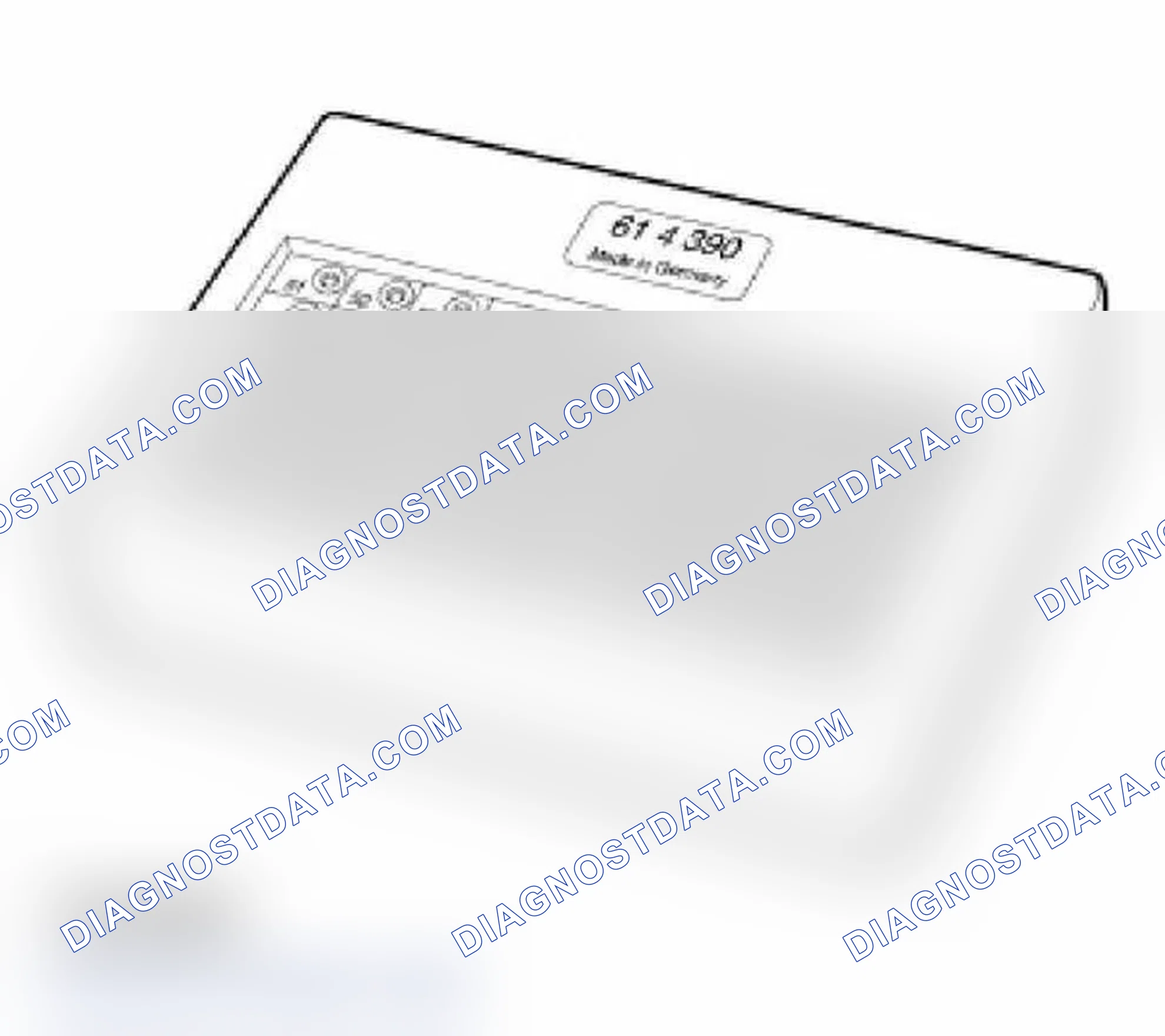 Scheme 17: 61 4 390 Measuring box, 60-pin