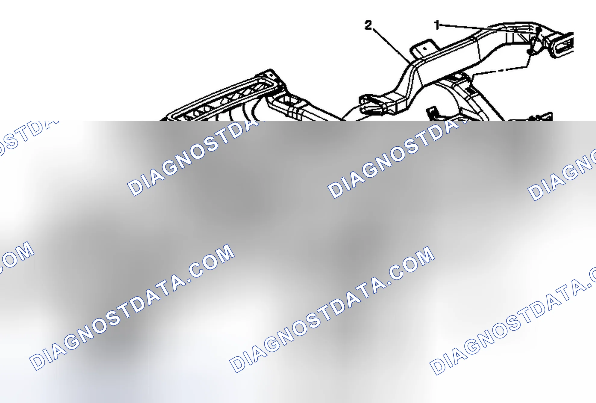 Scheme 52: Side Window Defogger Outlet Duct Replacement - Right Side