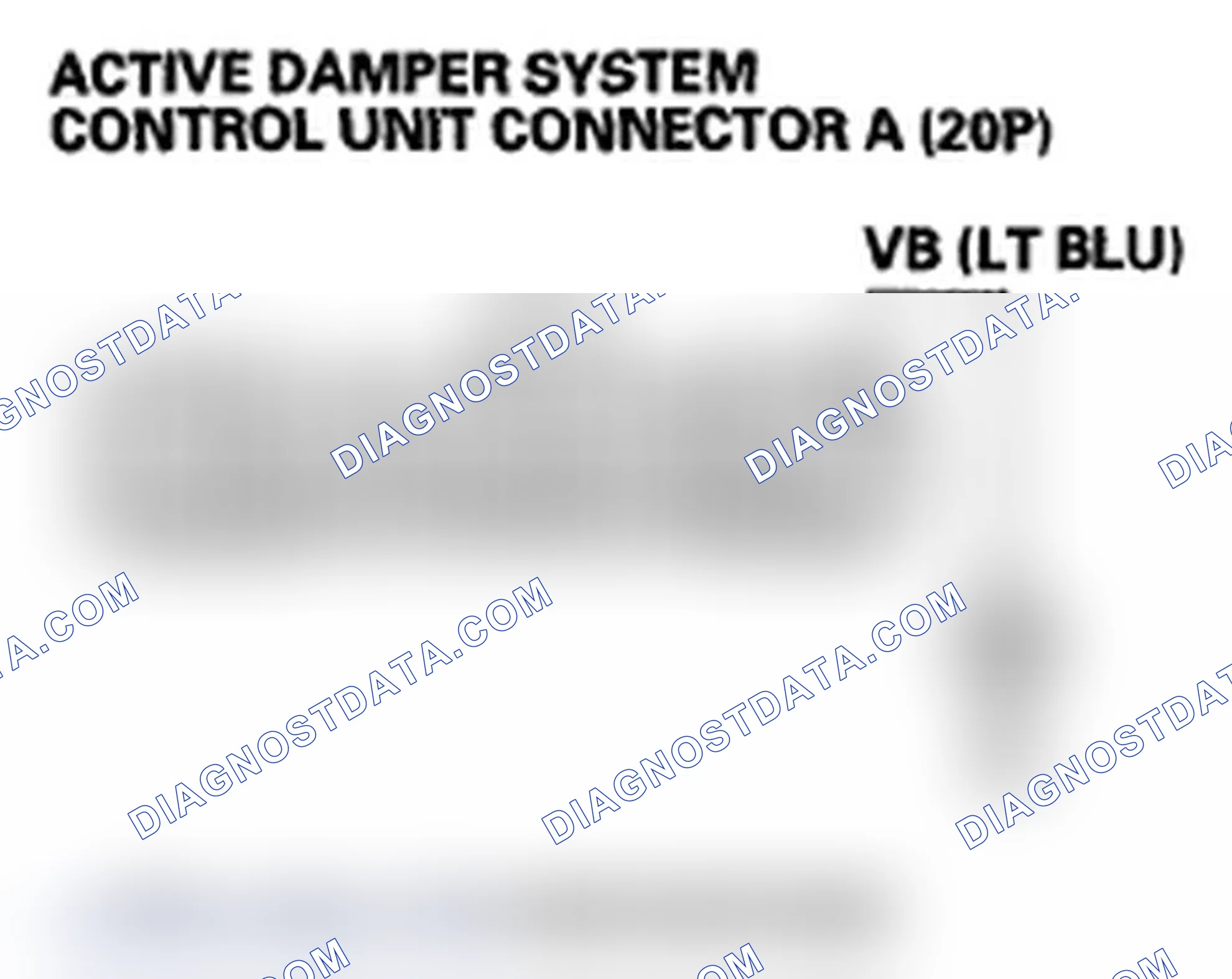 Scheme 68: DTC 6-9: Active Damper Control Unit Power Source Circuit (+B) Low Voltage