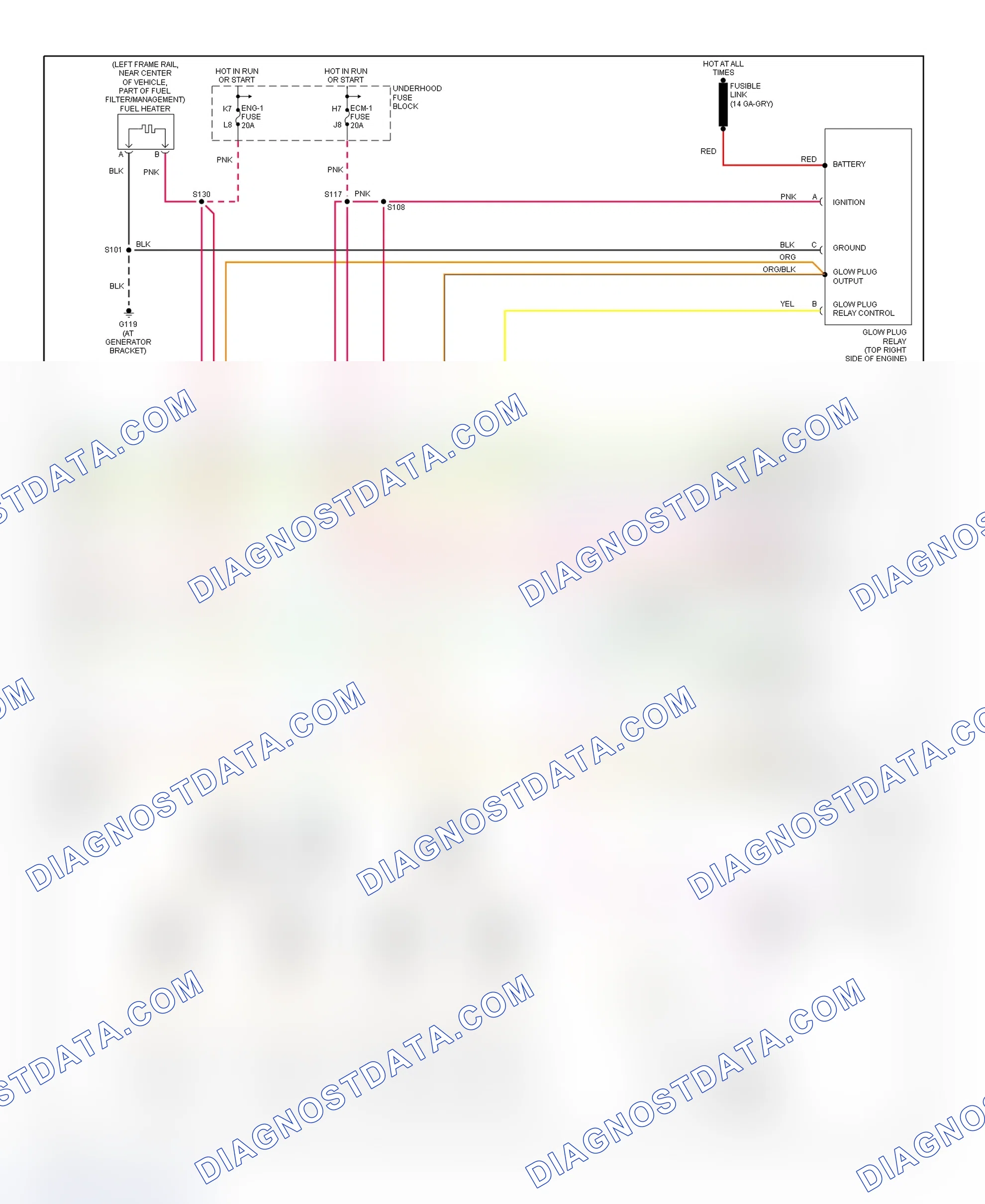 Scheme 65: PCM Wiring Diagram (Chevy Express & Savana - 6.5L - Federal - 4 Of 4)