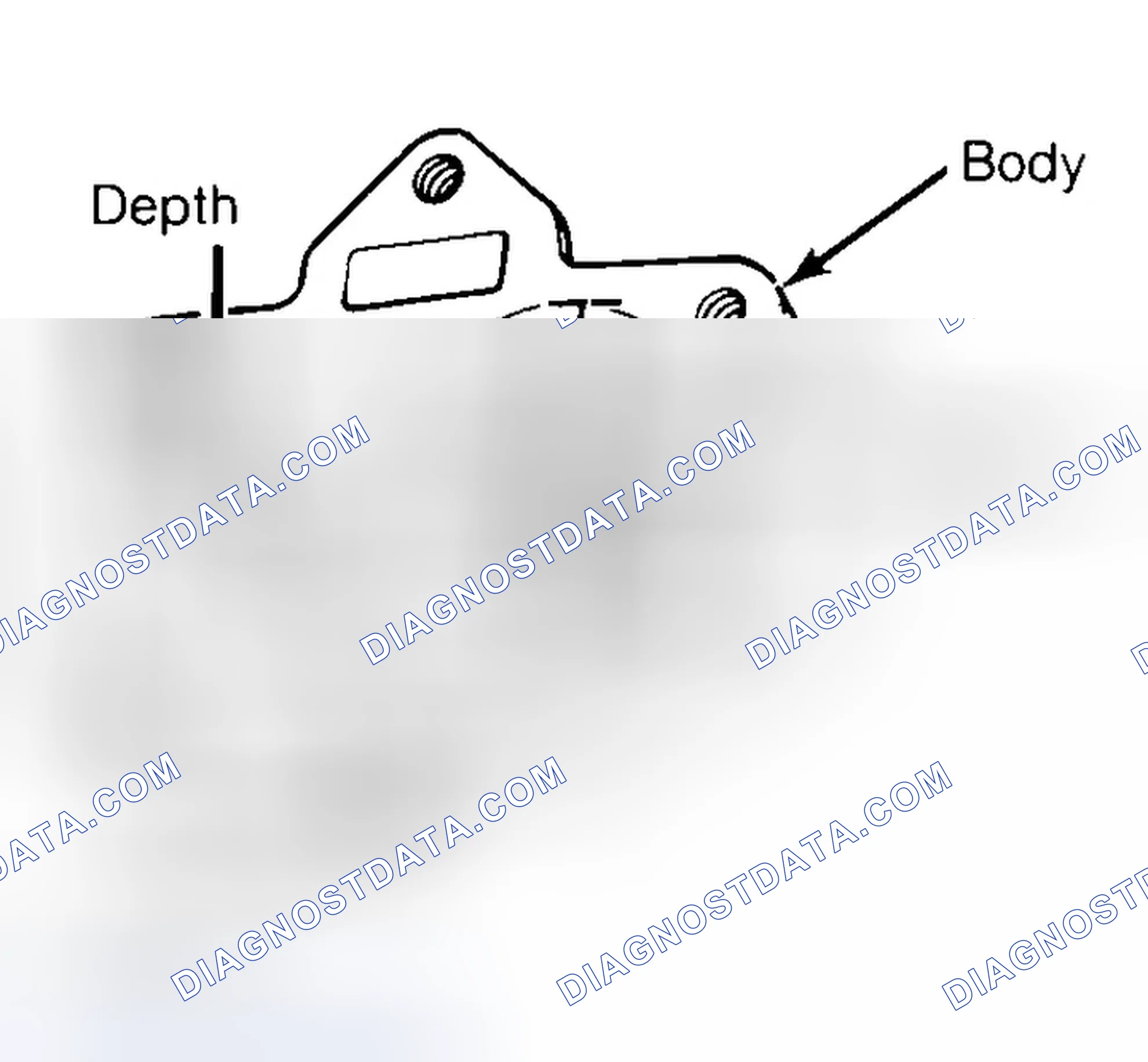 Scheme 35: Measuring Oil Pump Gear Cavity
