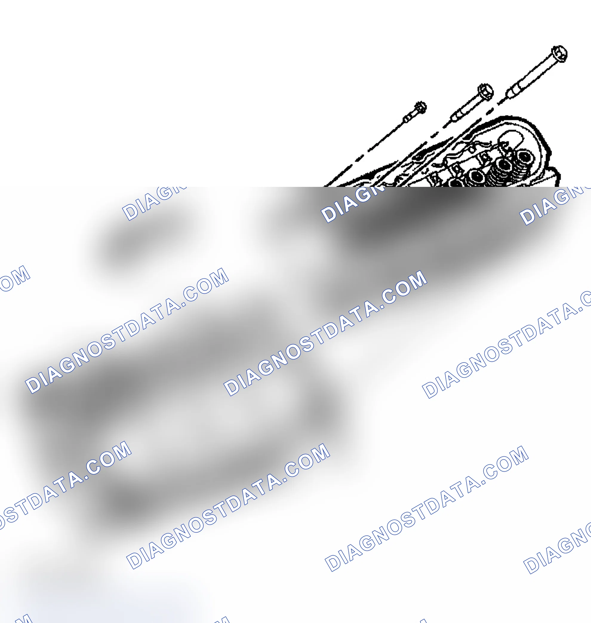 Scheme 460: Cylinder Head Removal - Left