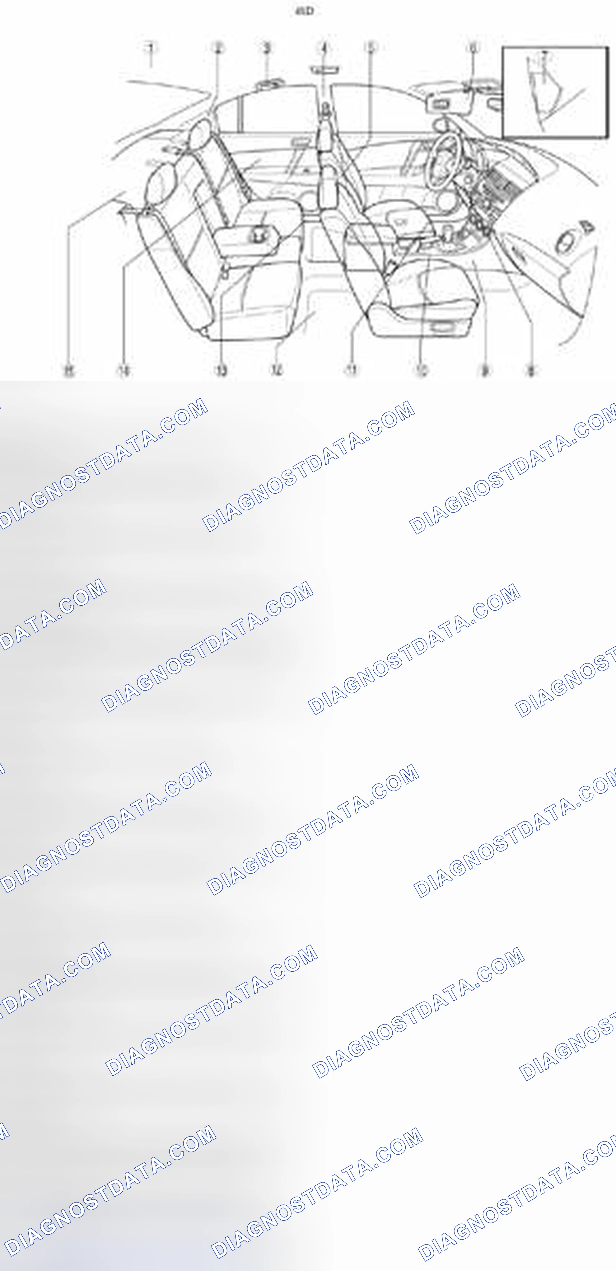 Scheme 56: Locating Rear Door Trim Components (4SD)