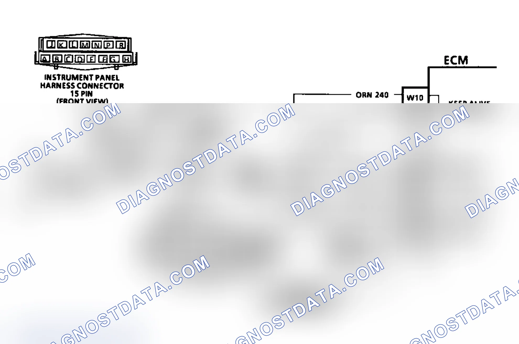 Scheme 211: Chart A1 Schematic, No "SES" Light (Except 2.5L A Body)