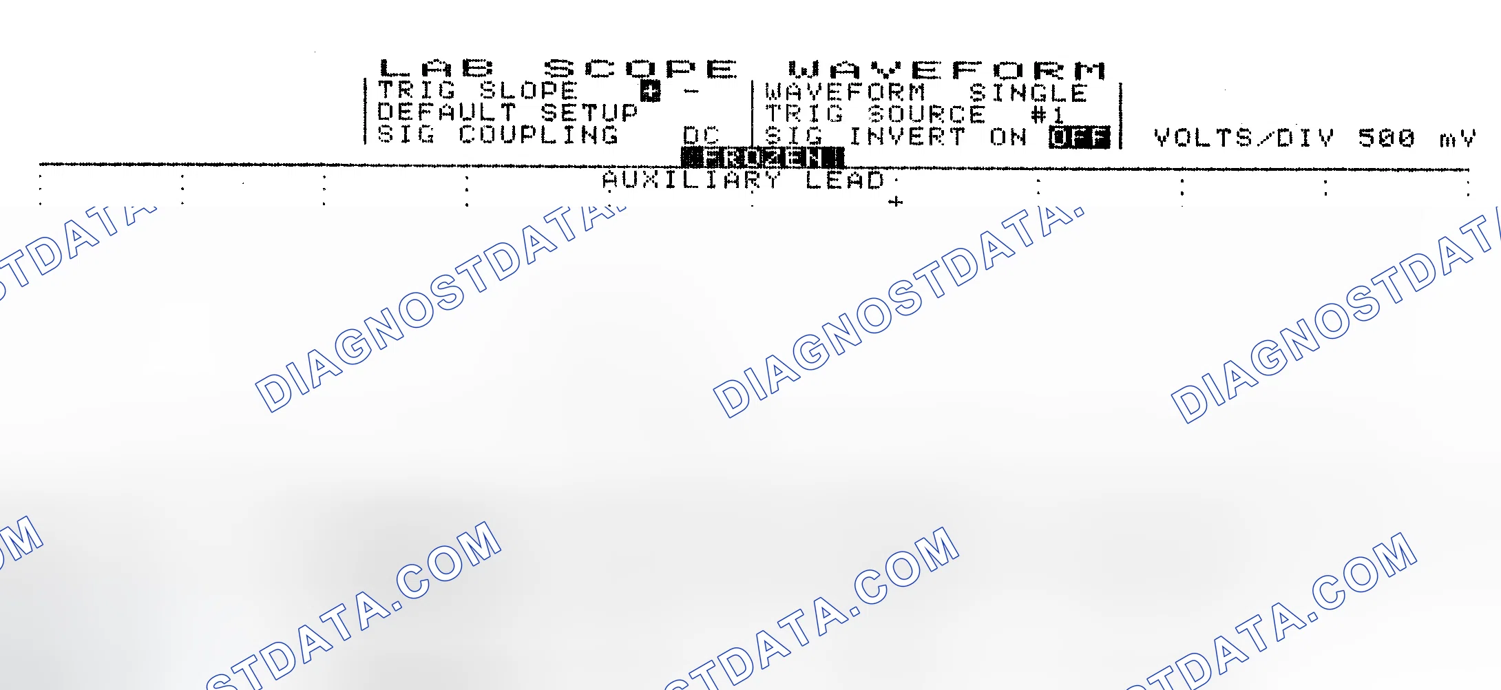 Scheme 10: Single Injector w/Excessive Current Flow - Current Pattern