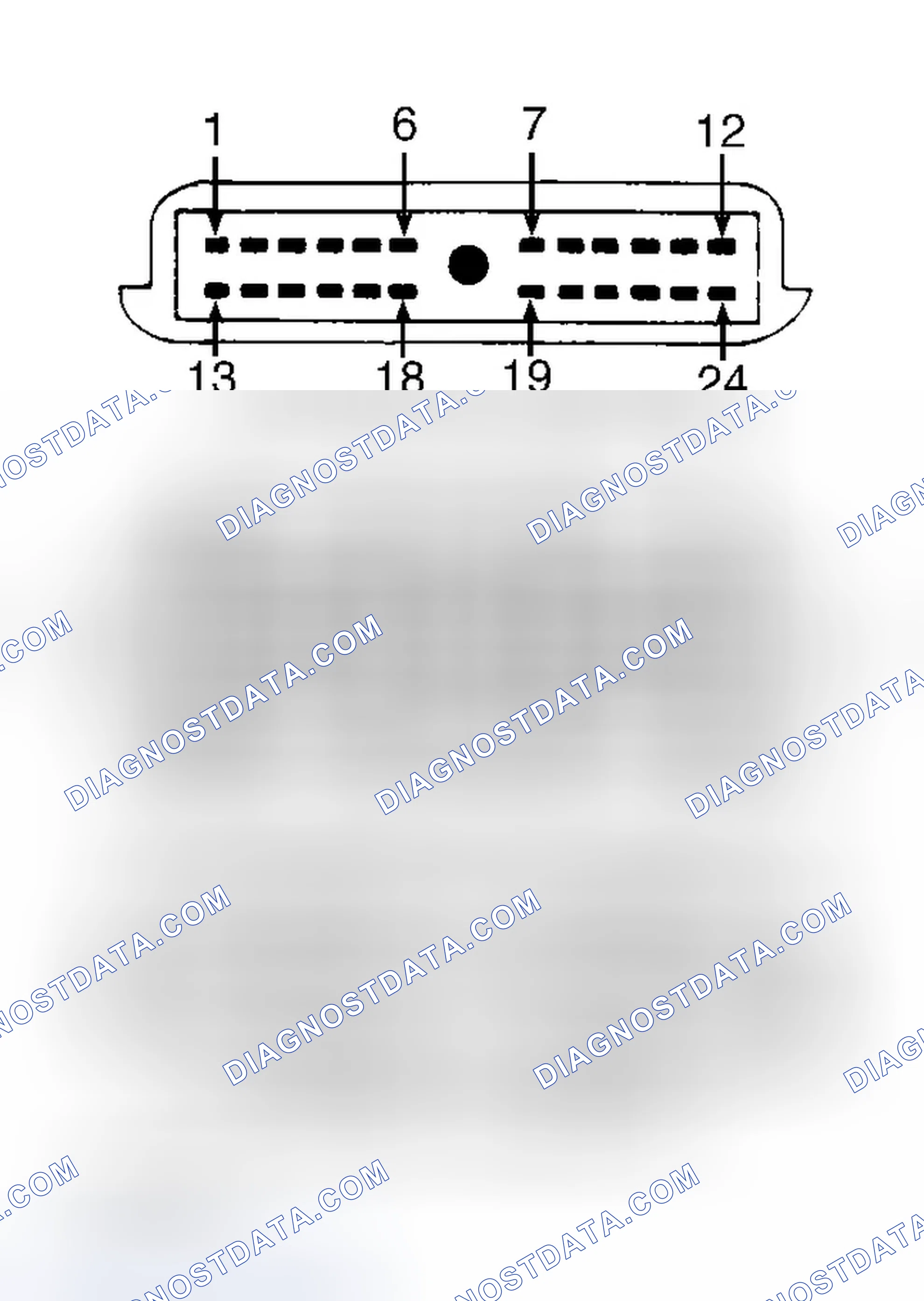Scheme 70: PCM & CCRM Connector (X1)