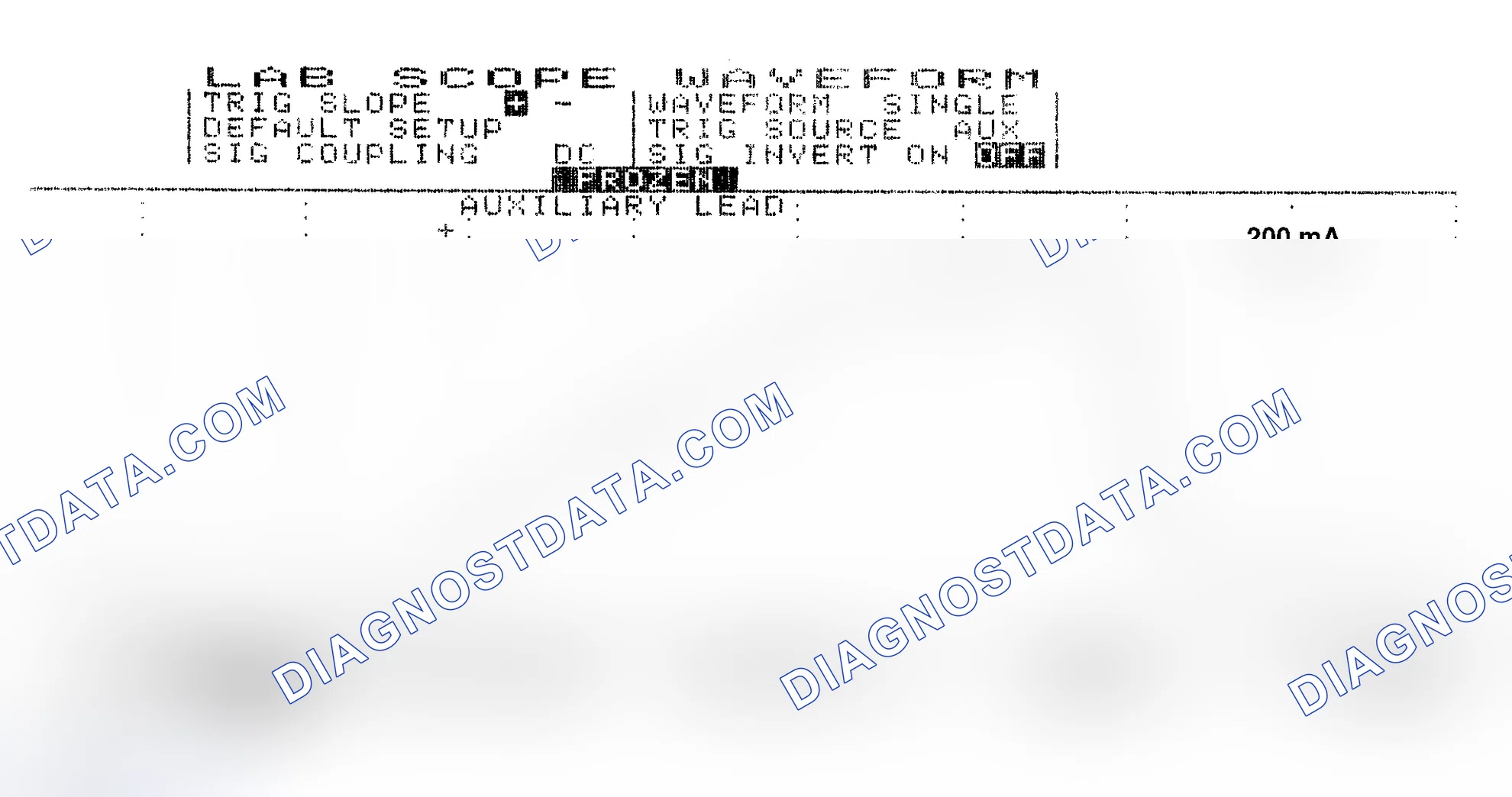 Scheme 13: Single Injector w/Normal Current Flow - Current Pattern