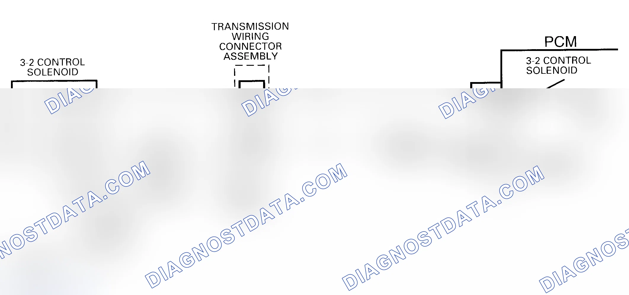 Scheme 343: Code 66 Schematic (All Models) 3-2 Control Solenoid Circuit Fault 4l60-E Transmission