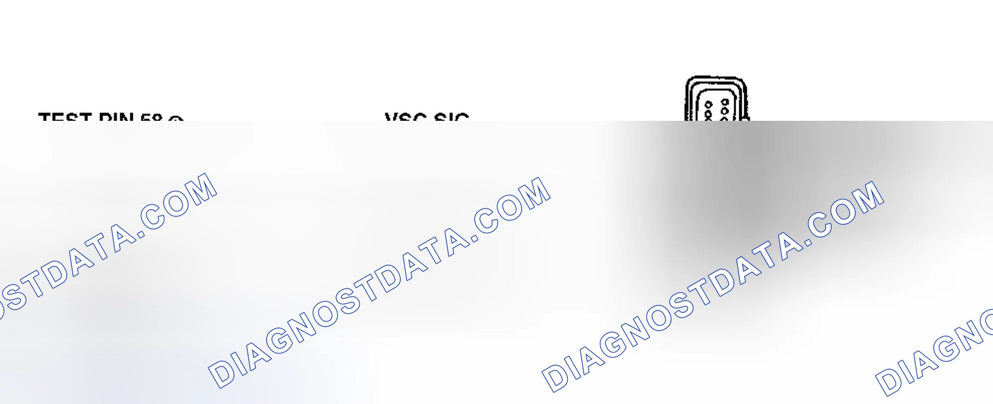 Scheme 103: ABS Module VSC Connector Terminals