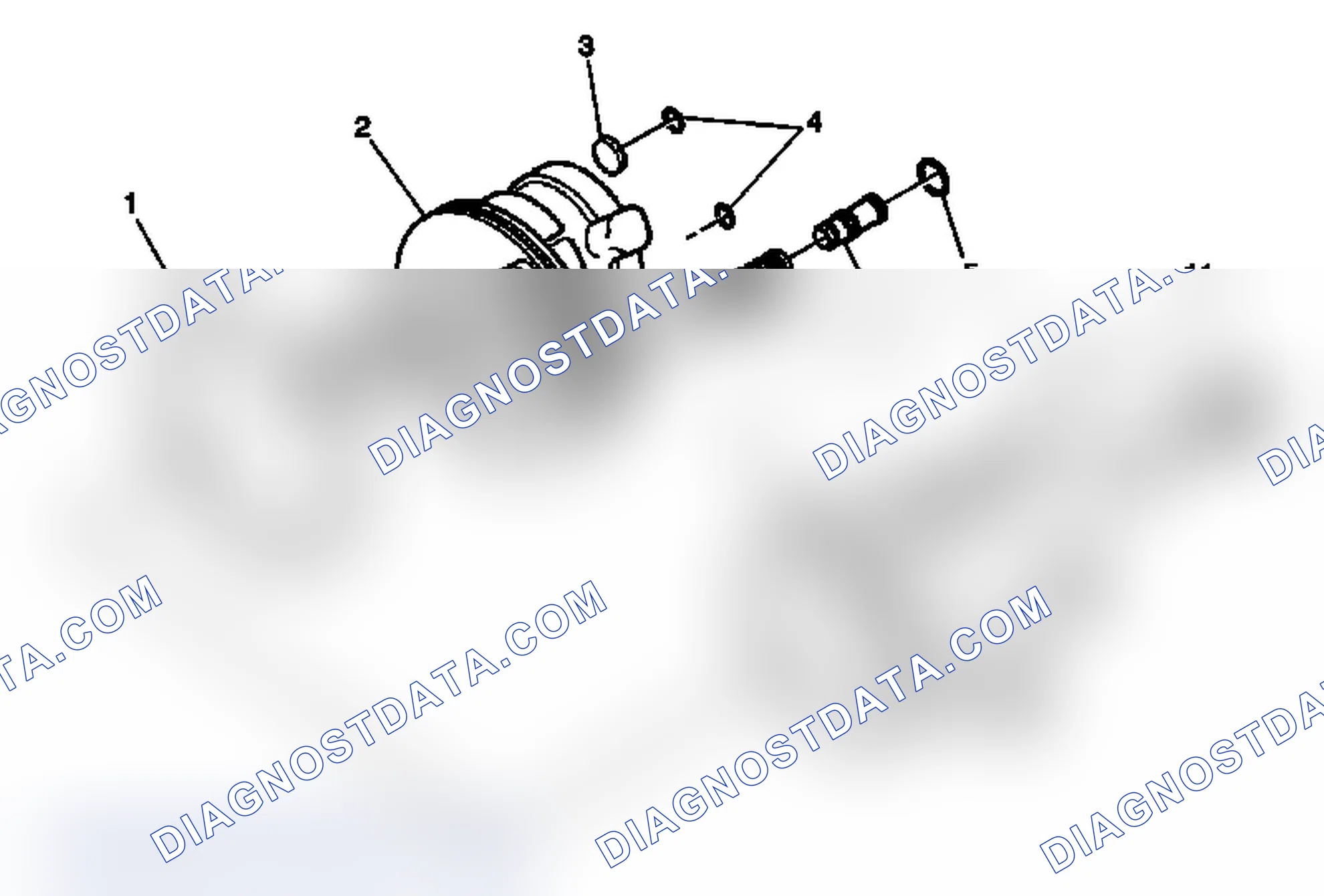Scheme 3: Power Steering Pump Disassembled View