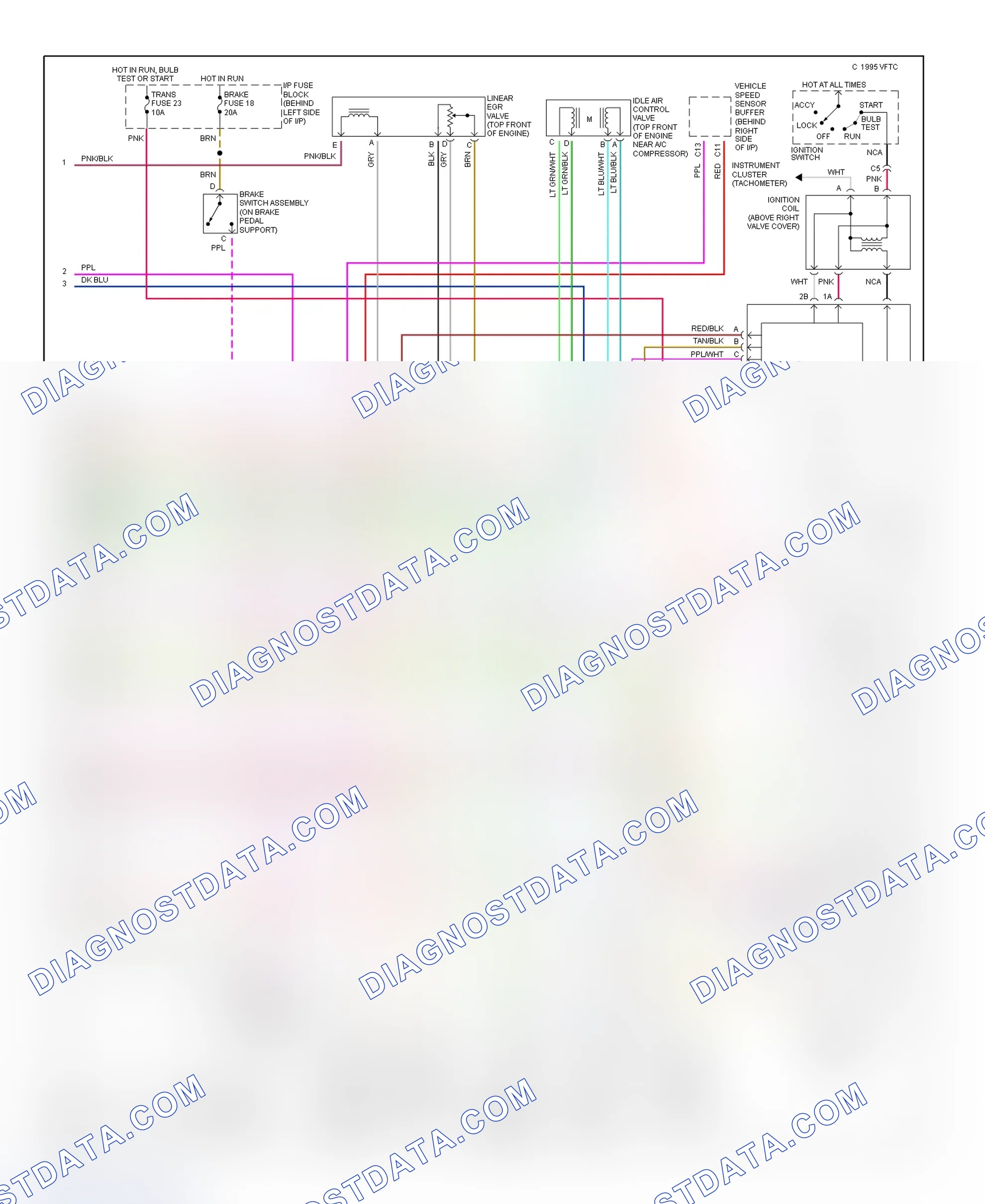 Scheme 15: Wiring Diagram ("S" & "T" Blazer, Jimmy, Pickup & Sonoma - 4.3L VIN W W/PCM - 2 Of 2)