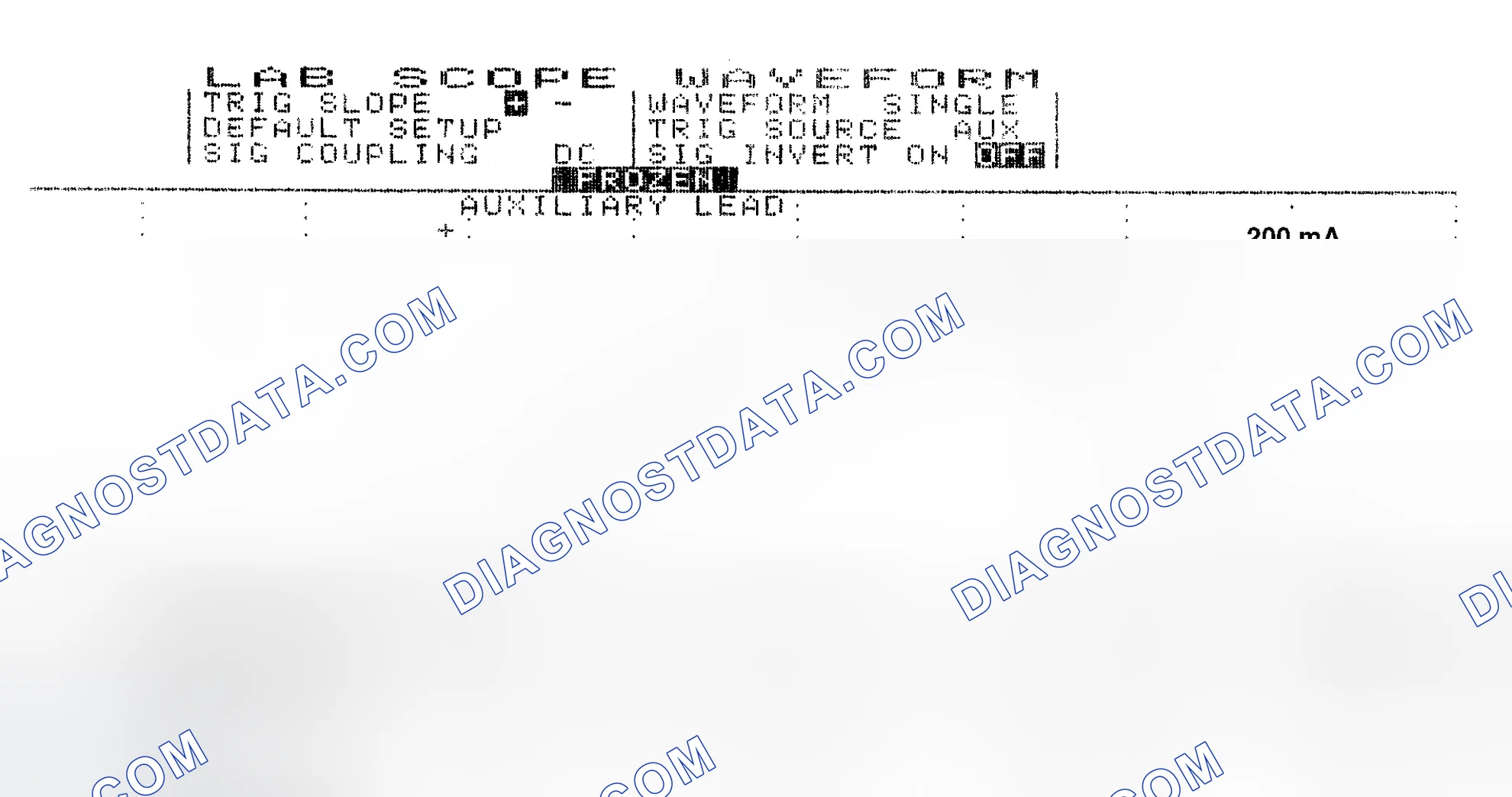 Scheme 13: Single Injector w/Normal Current Flow - Current Pattern