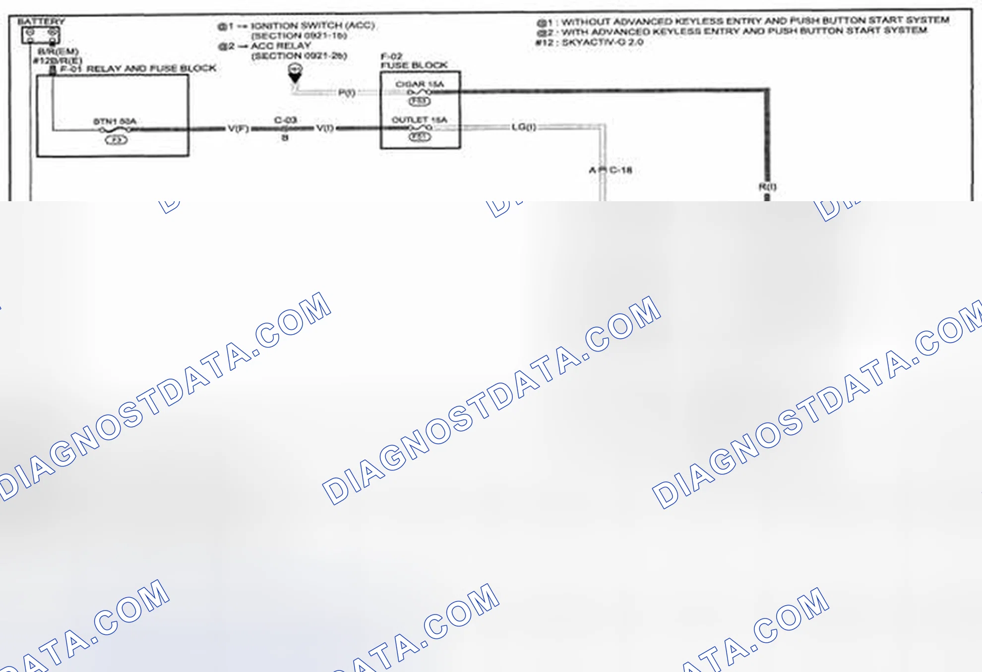 Scheme 338: Accessory Socket Wiring Diagram - 0920-1 (1 Of 2)