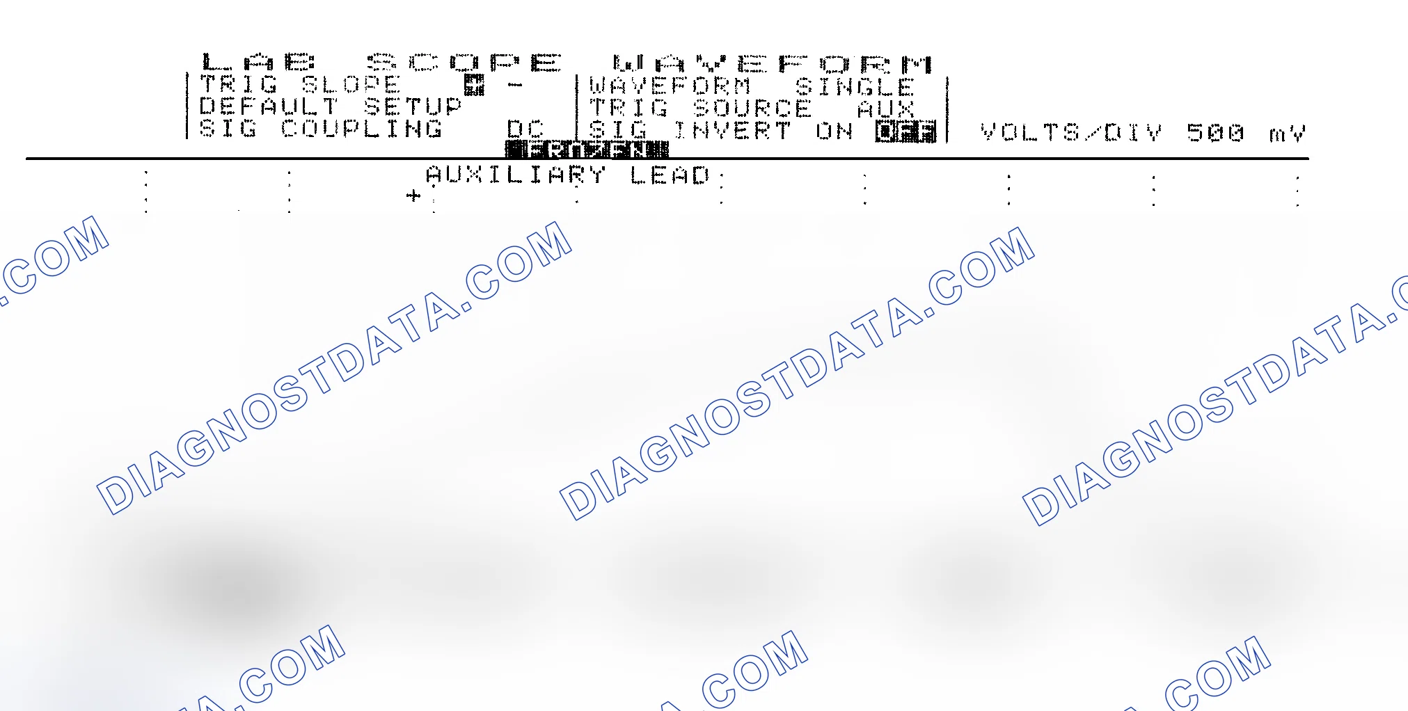 Scheme 14: Single Injector w/Excessive Current Flow - Current Pattern