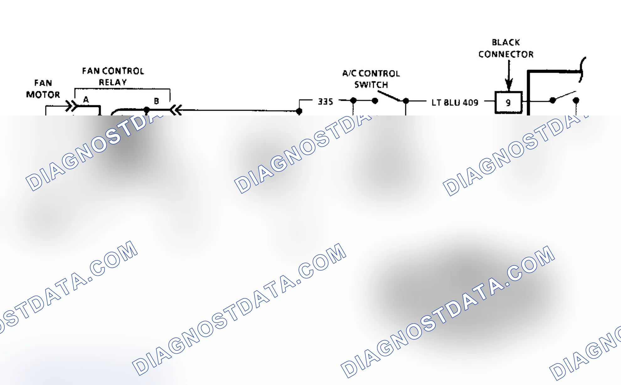 Scheme 299: Chart C12 Schematic: Engine Cooling Fan (2.5L A Body)