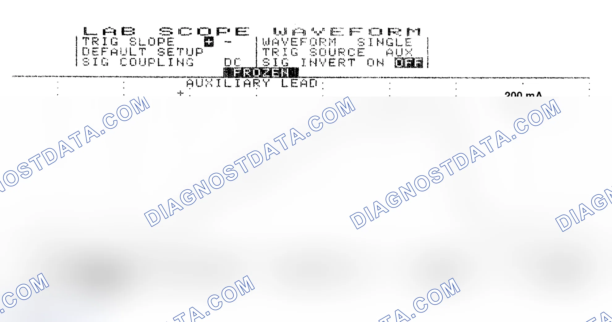 Scheme 13: Single Injector w/Normal Current Flow - Current Pattern