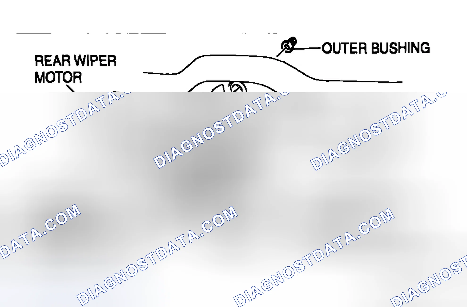 Scheme 30: REAR WIPER MOTOR REMOVAL/INSTALLATION