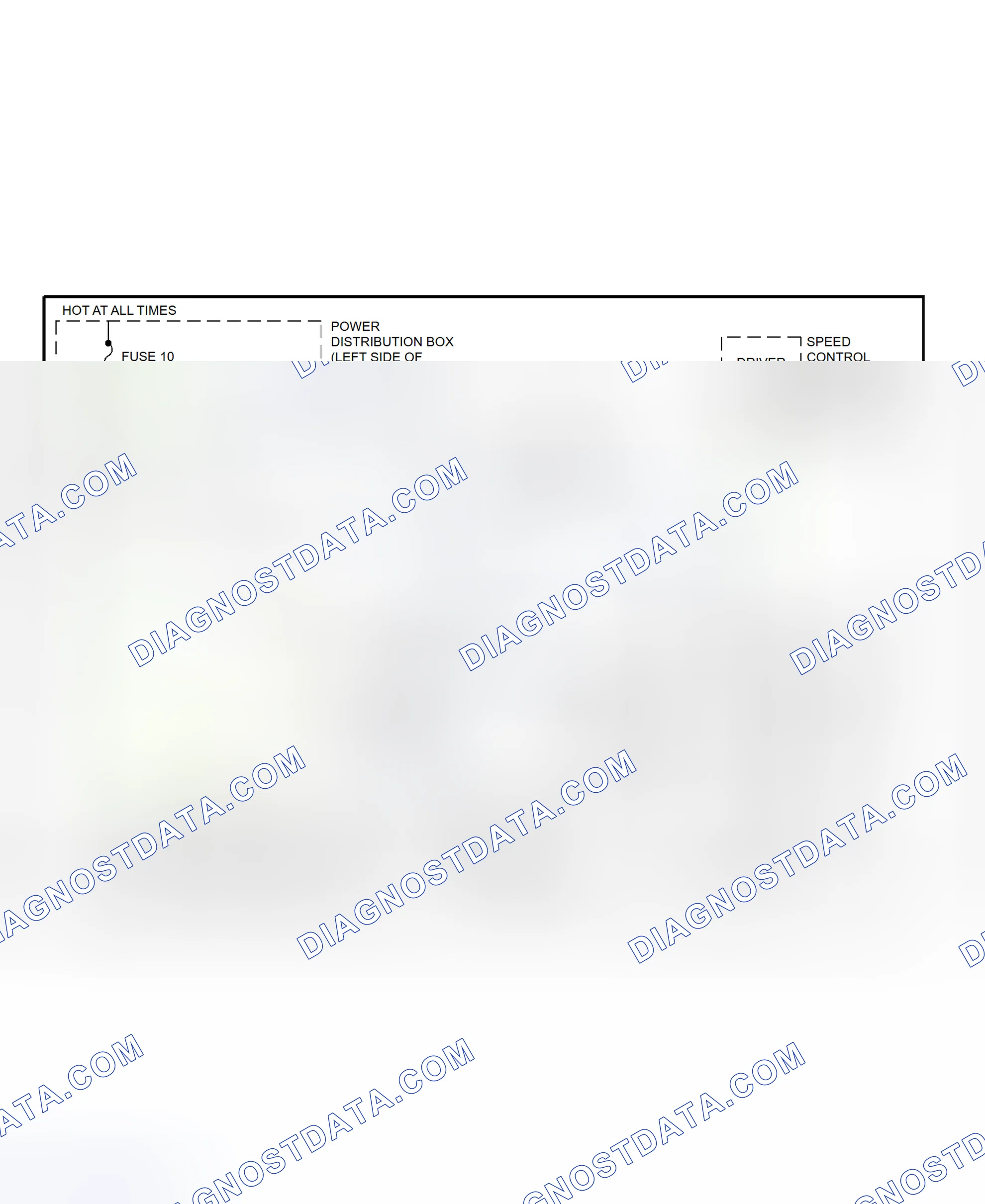 Scheme 3: Horn System Wiring Diagram (Cougar & Thunderbird)