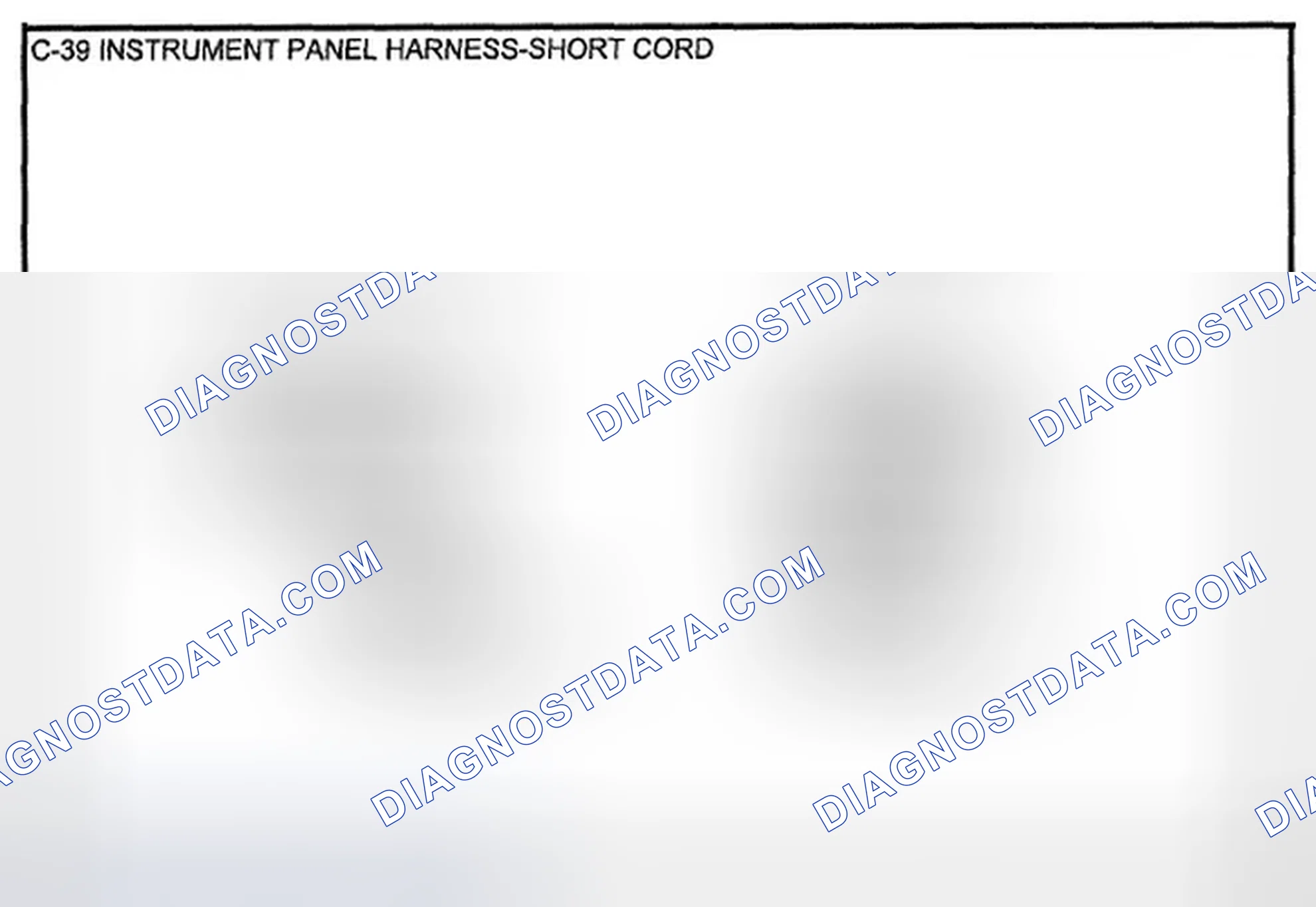 Scheme 62: Identifying Instrument Panel And Short Chord Harness Connector Terminals (C-39)