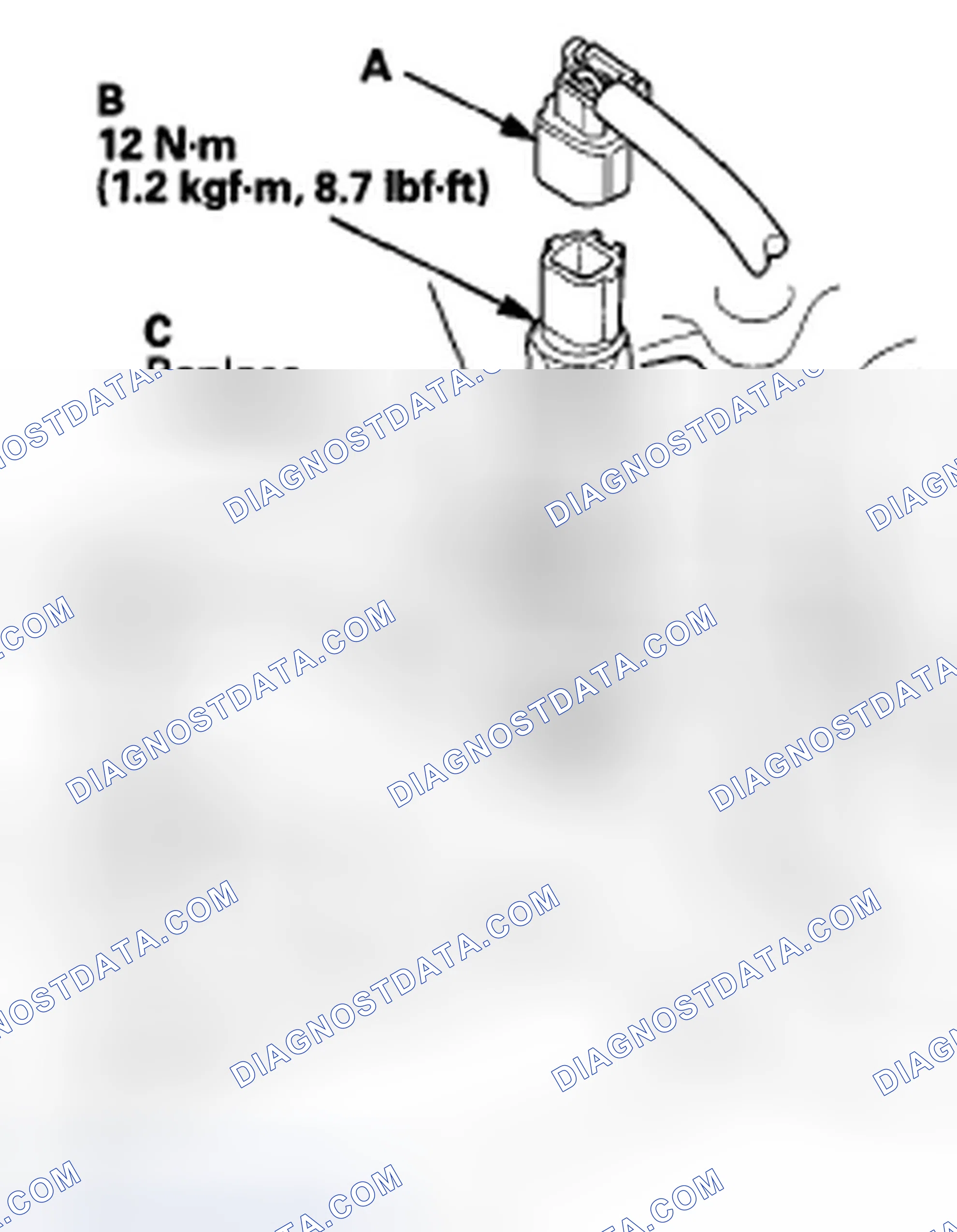 Scheme 140: ECT Sensor 1 Replacement