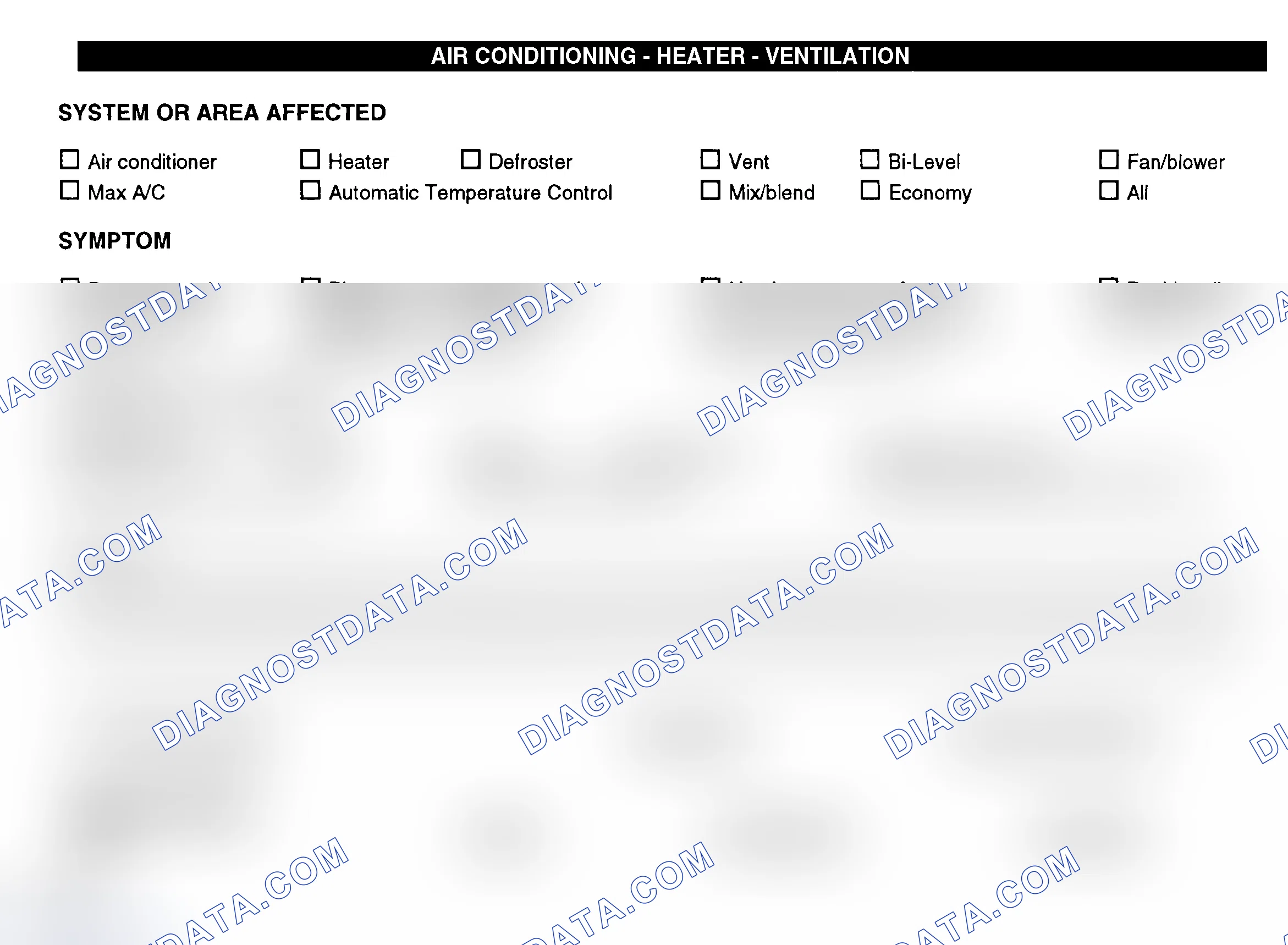 Scheme 8: Air Conditioning, Heater & Ventilation