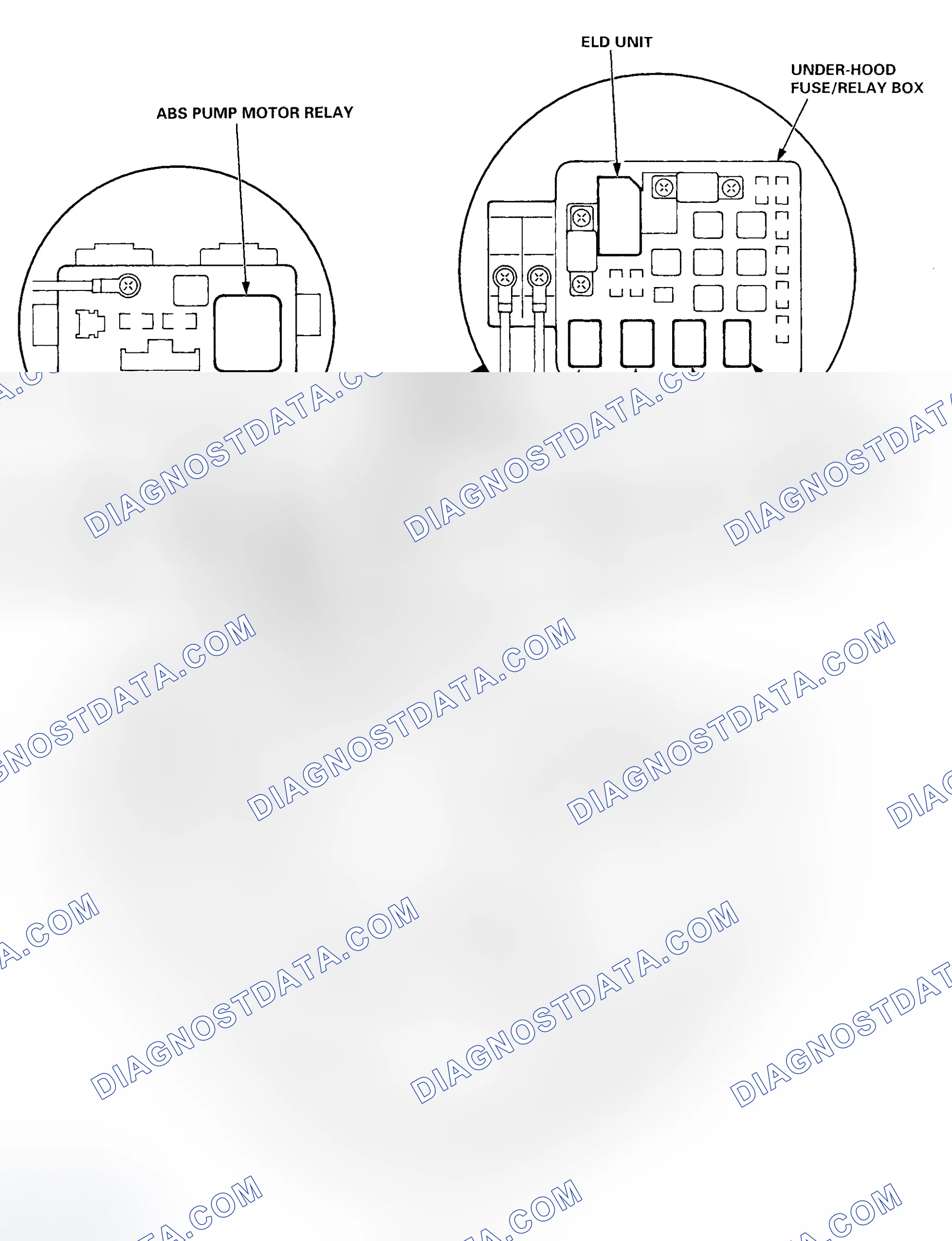 Scheme 6: UNDER-HOOD ABS FUSE/RELAY BOX