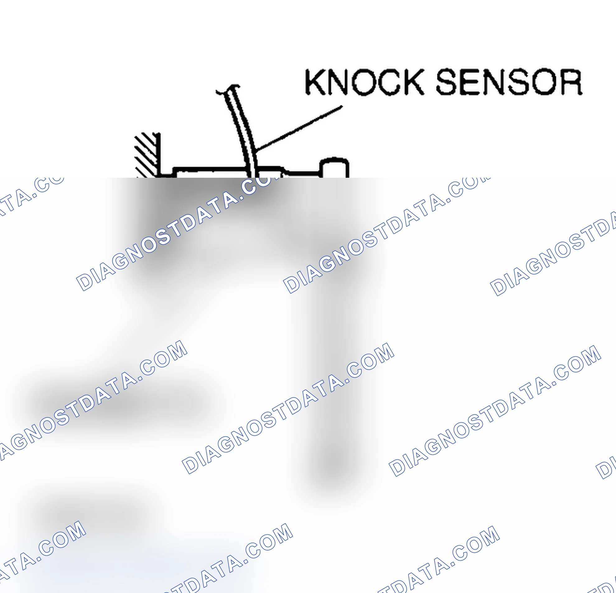 Scheme 69: << A >> KNOCK SENSOR REMOVAL