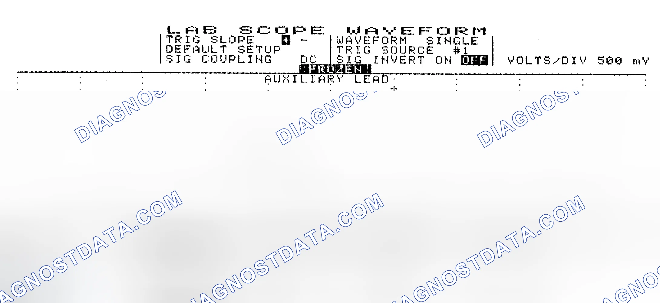 Scheme 10: Single Injector w/Excessive Current Flow - Current Pattern