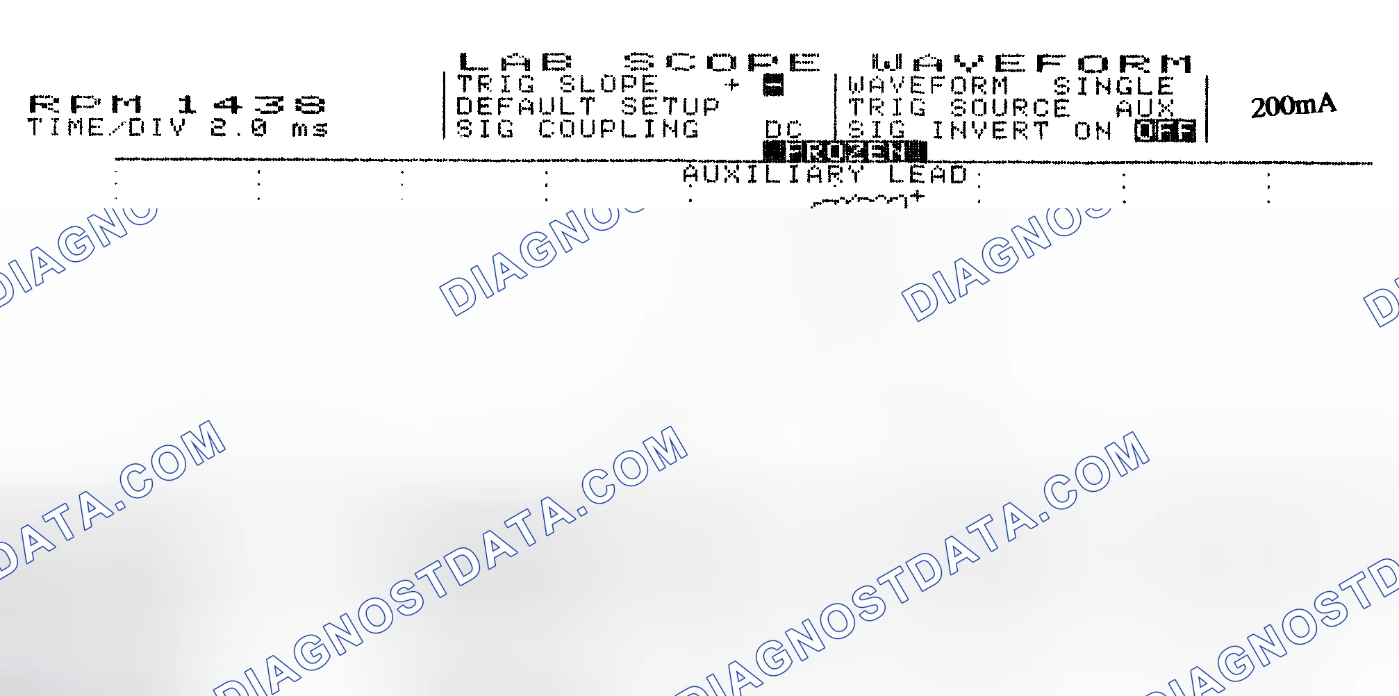 Scheme 15: Single Injector w/Normal Current Flow - Current Pattern