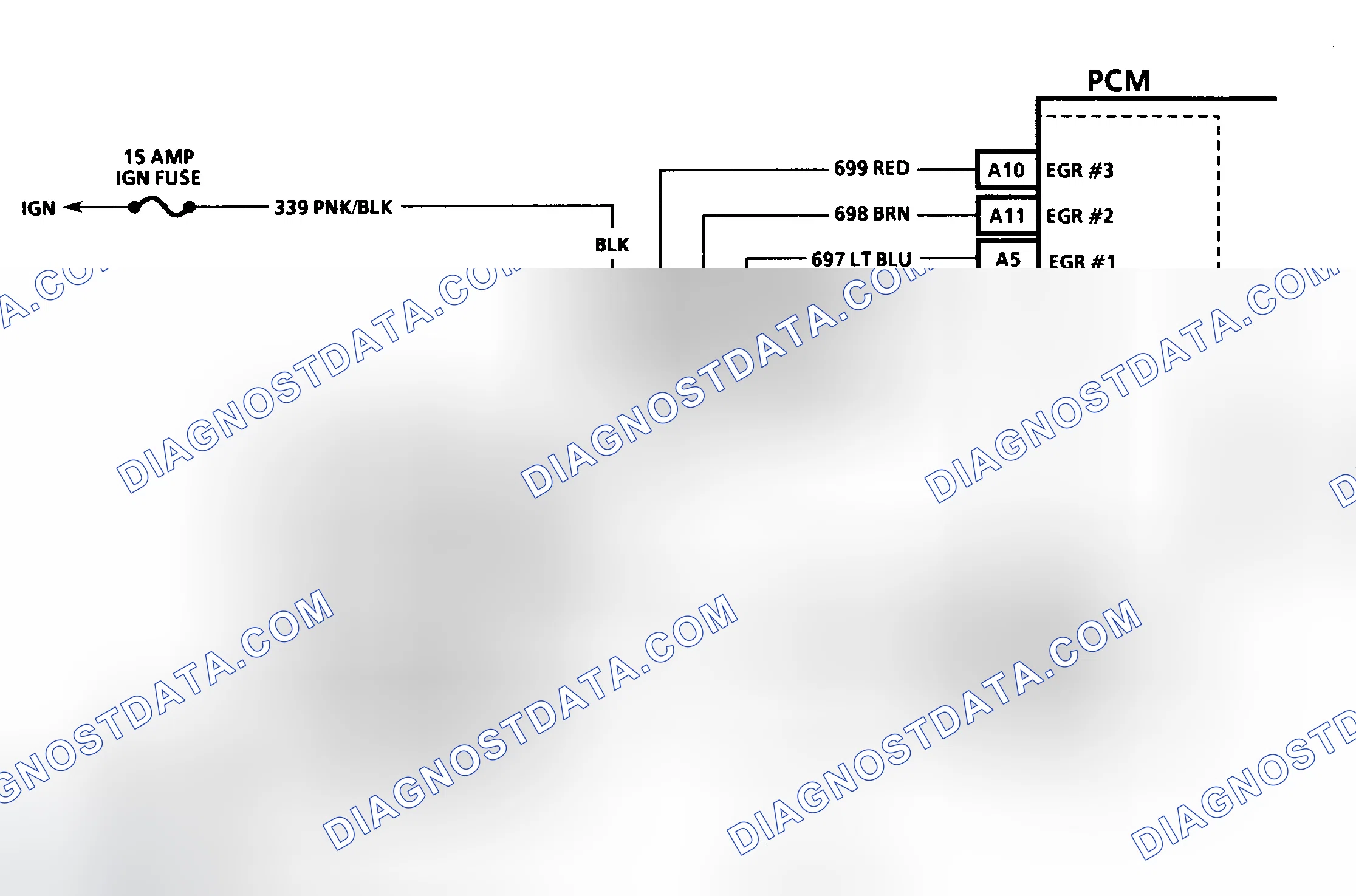 Scheme 199: Code 56 Schematic (3.8L "W" Bodies) Quad-Driver Error