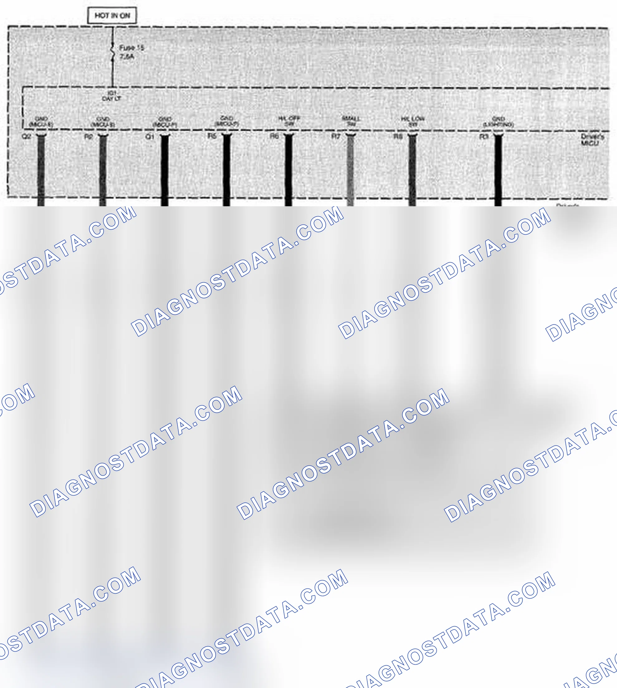 Scheme 247: Dash And Console Lights Circuit Diagram (Page 114-5)
