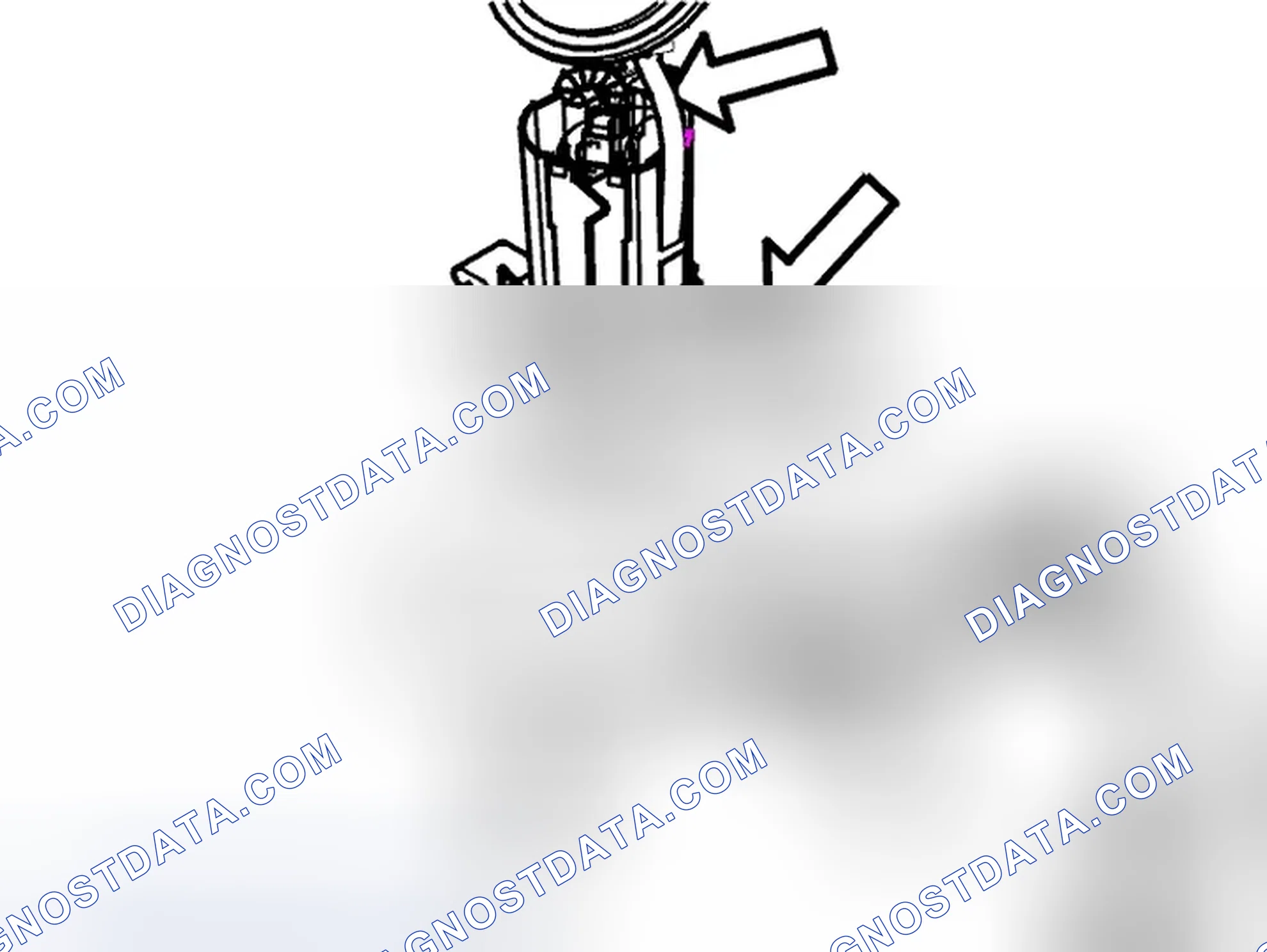 Scheme 216: Removing the right-hand level sensor