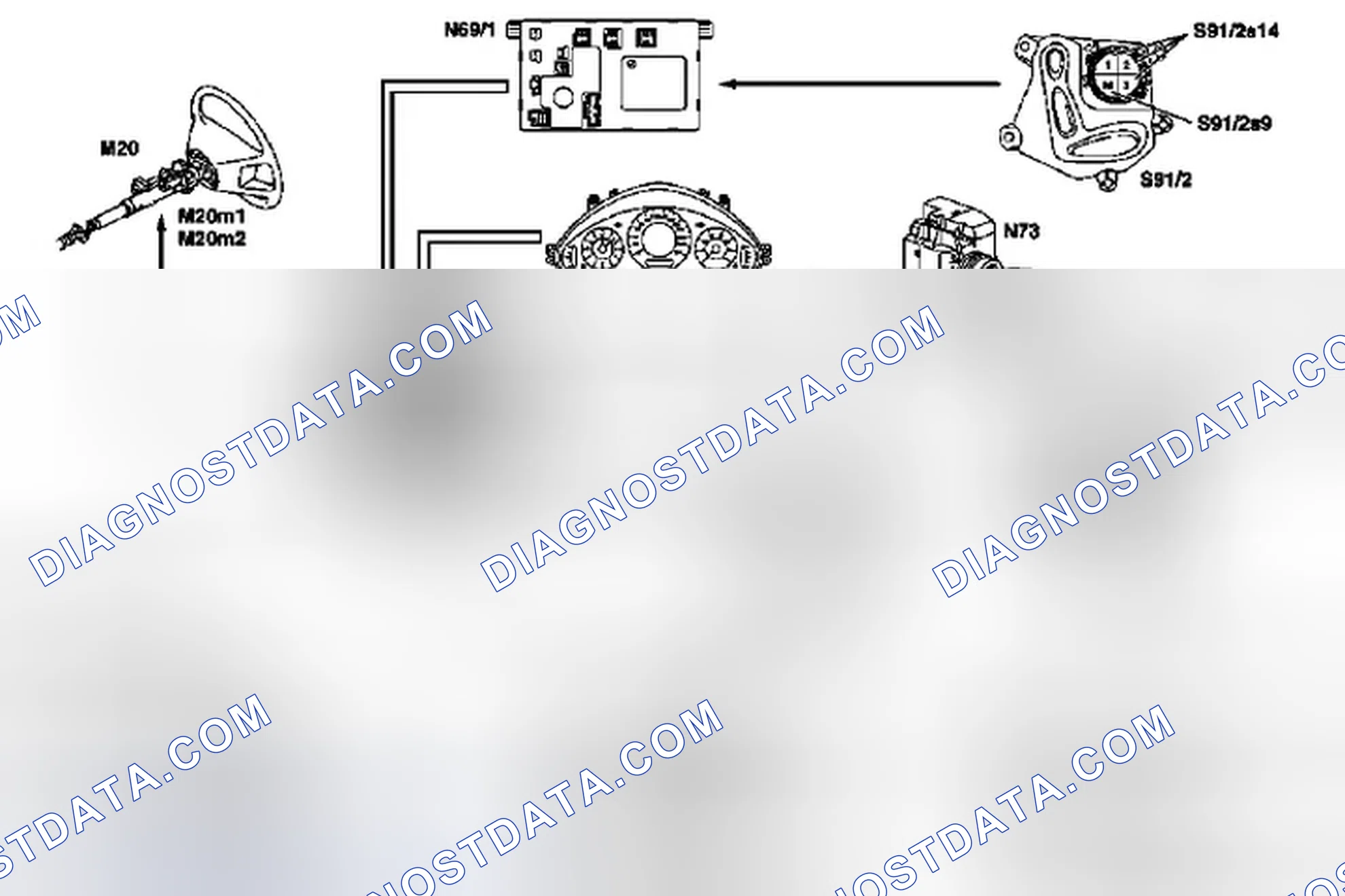 Scheme 18: Storing Steering Column Function Diagram