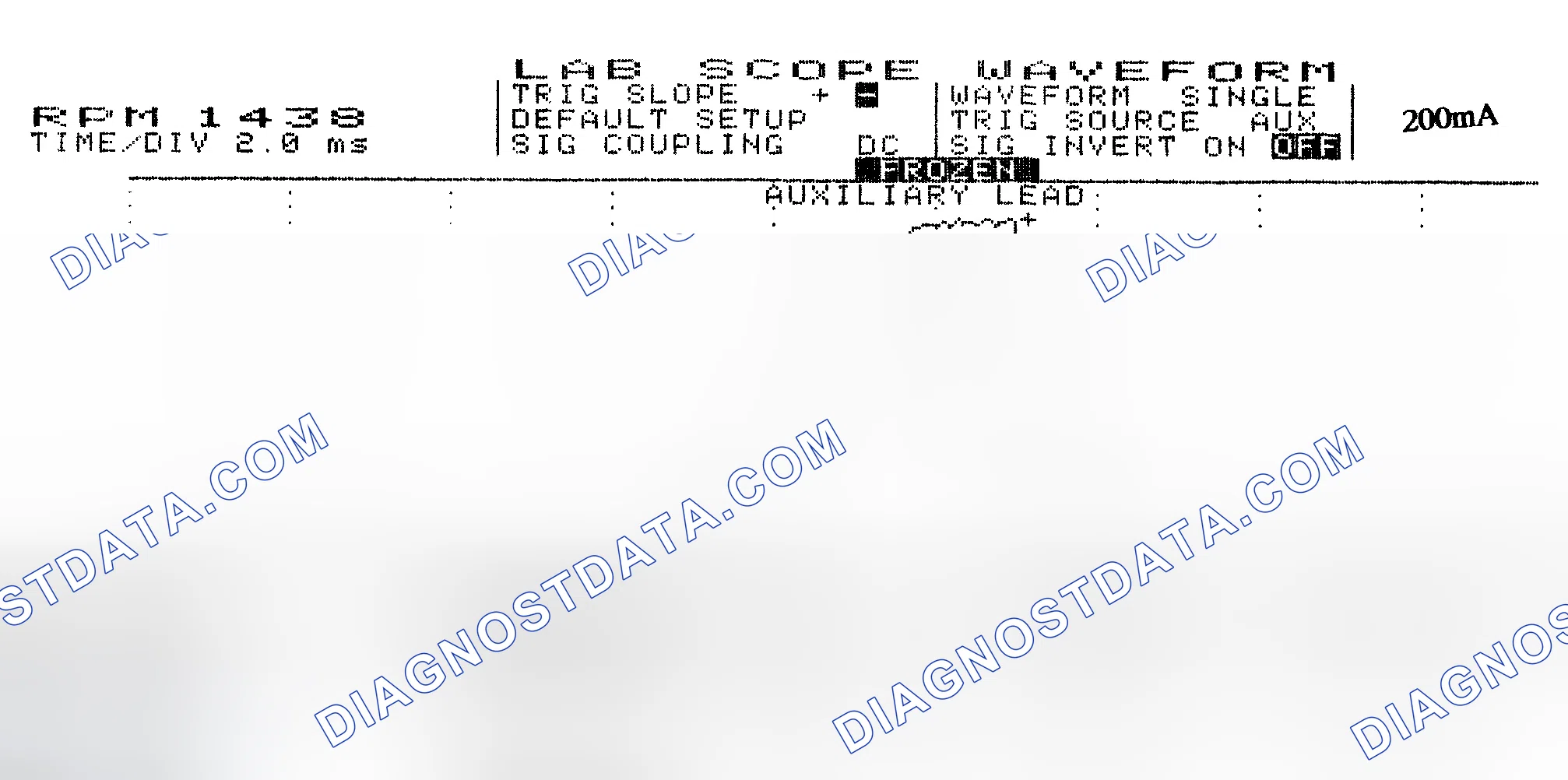 Scheme 15: Single Injector w/Normal Current Flow - Current Pattern