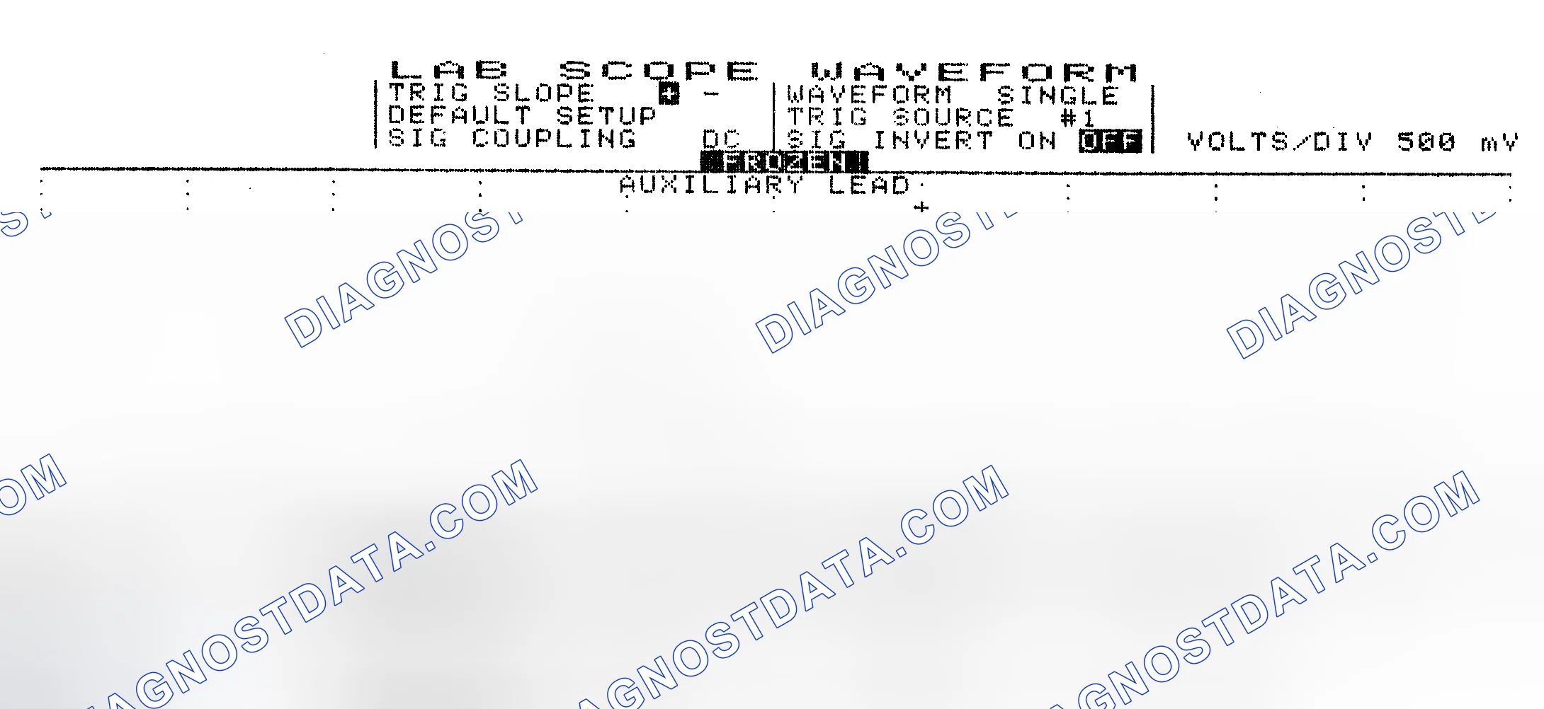 Scheme 10: Single Injector w/Excessive Current Flow - Current Pattern