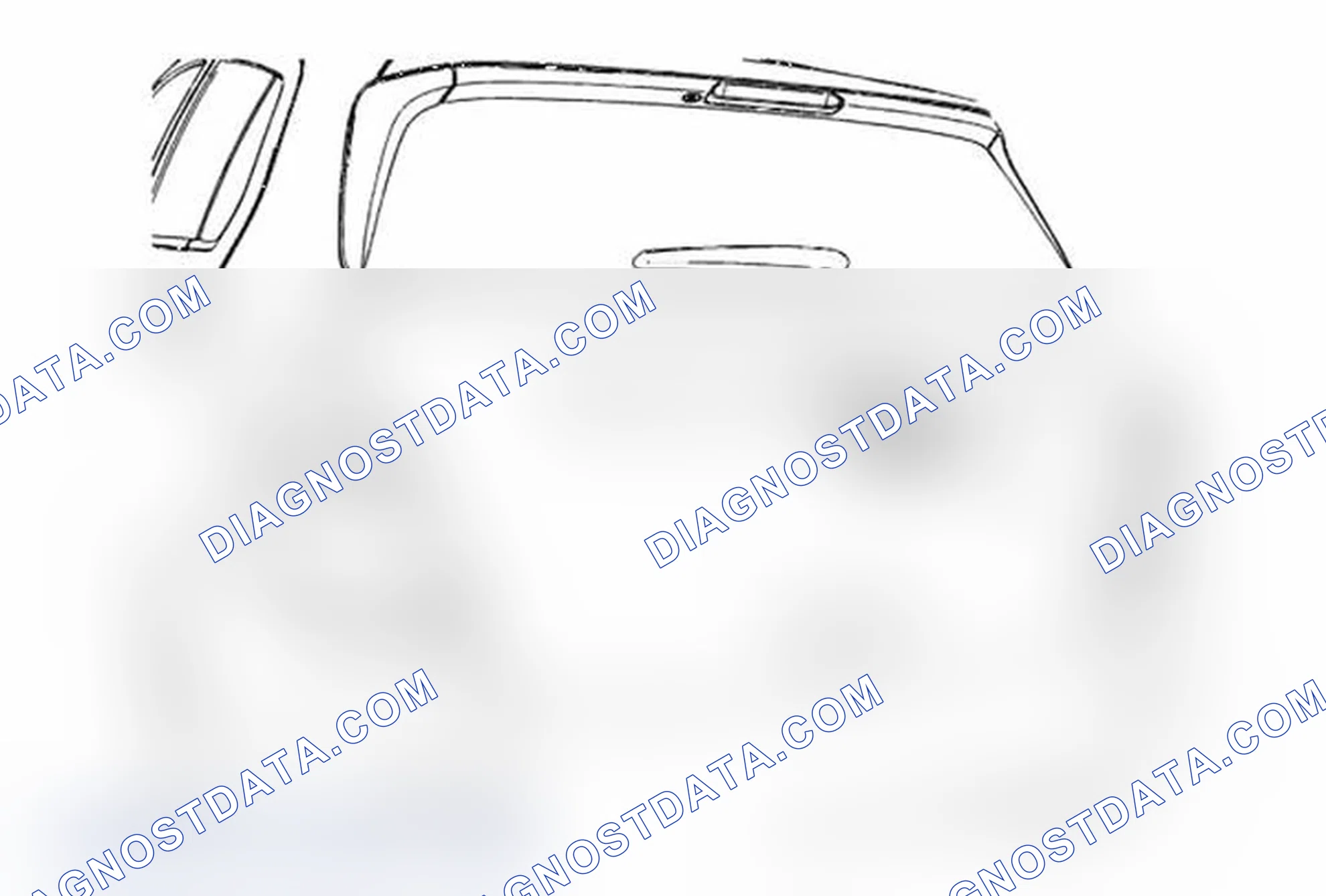 Scheme 19: Liftgate Outside Handle Emblem Replacement (Trax)