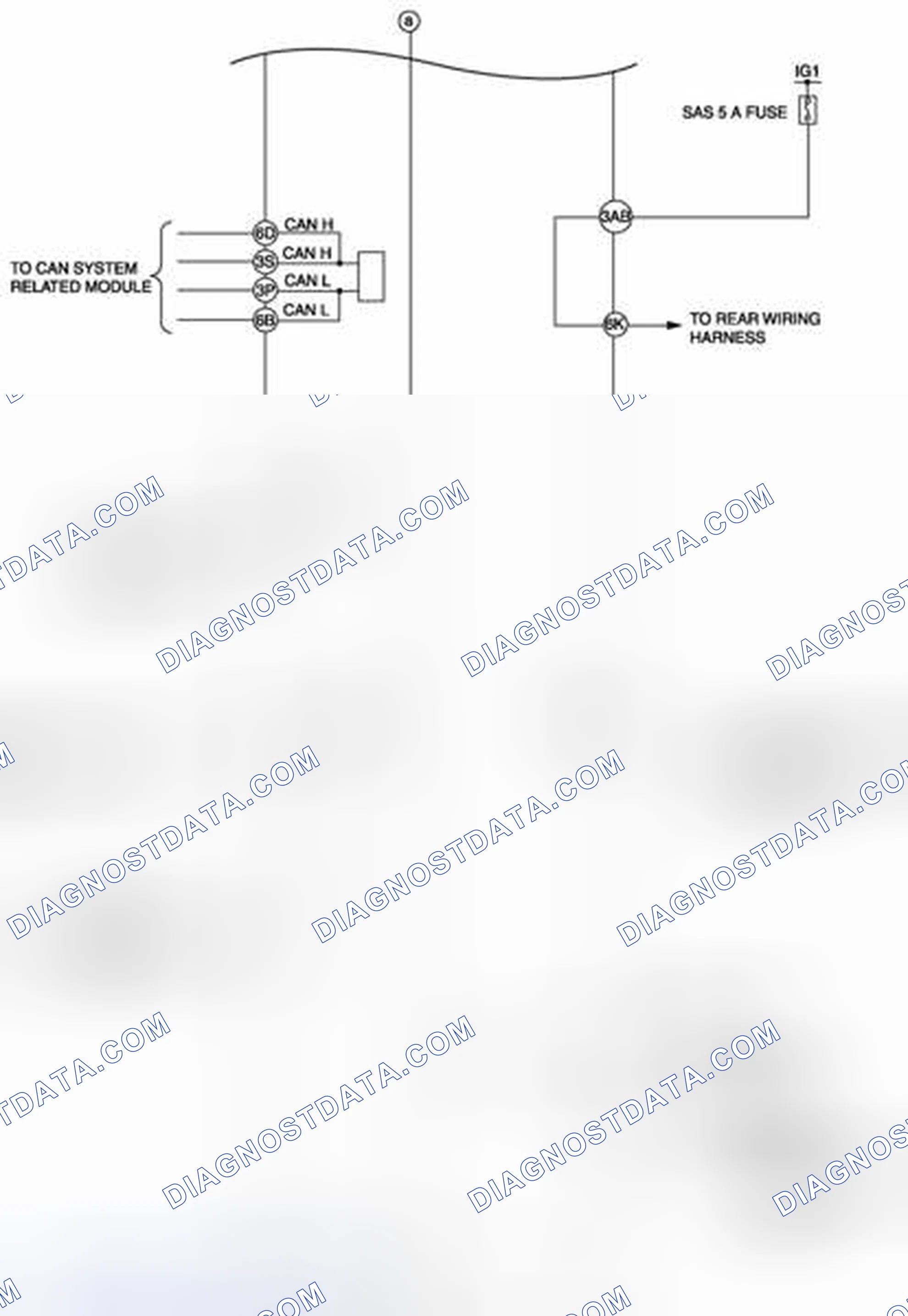 Scheme 27: On-Board Diagnostic Wiring Diagram [BCM] (2 Of 4)