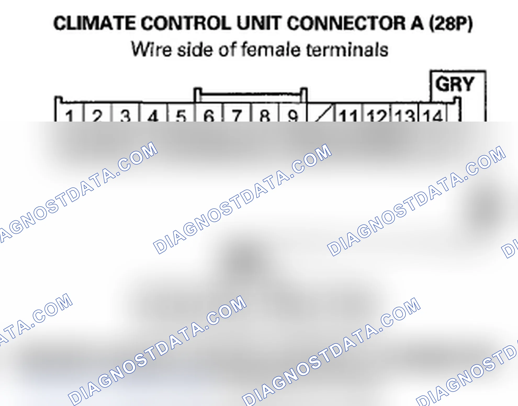 Scheme 55: DTC B1233 or DTC indicator A and A/C ON: An Open in the Air Mix Control Motor Circuit (Driver's)