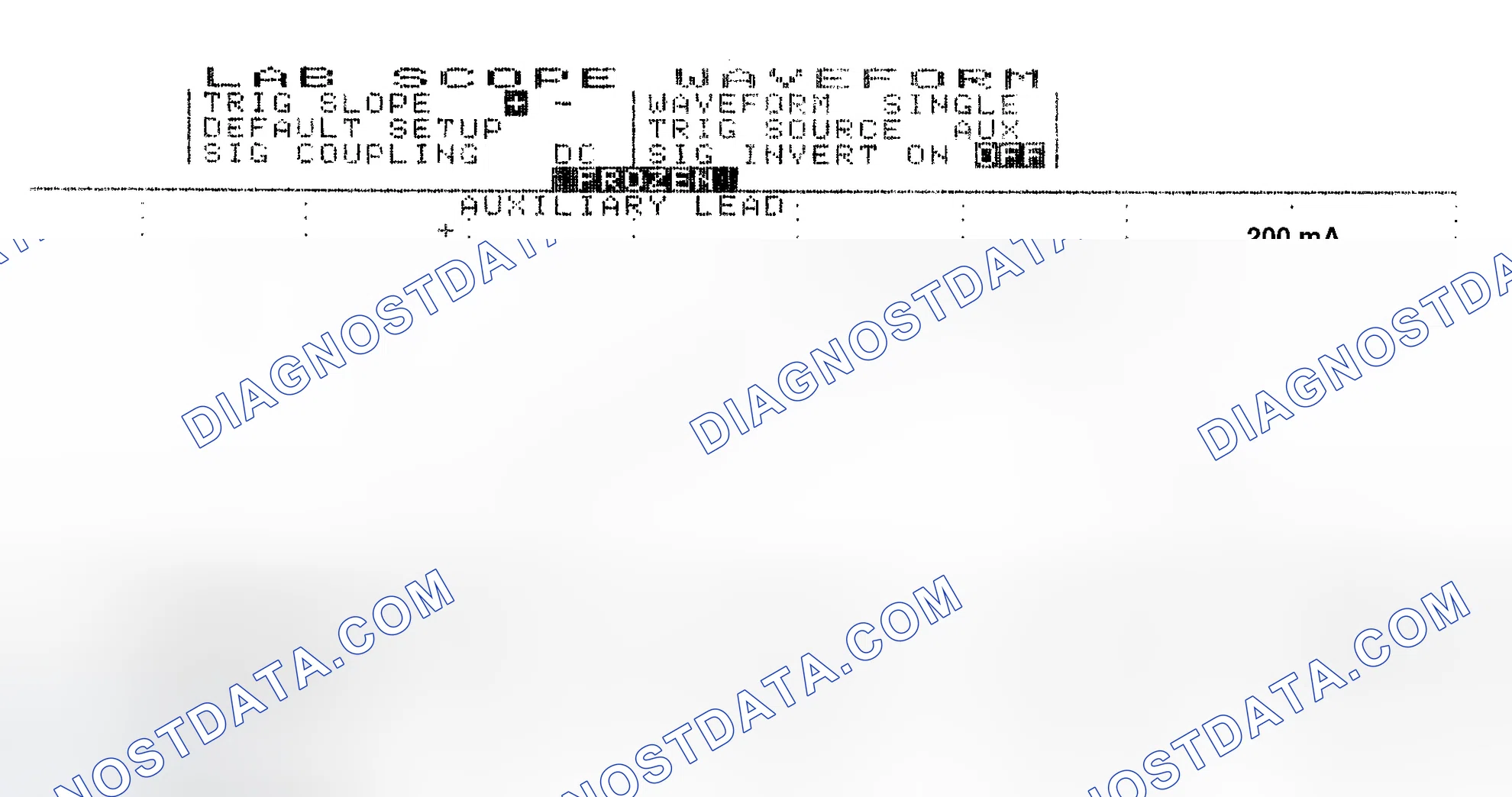 Scheme 13: Single Injector w/Normal Current Flow - Current Pattern