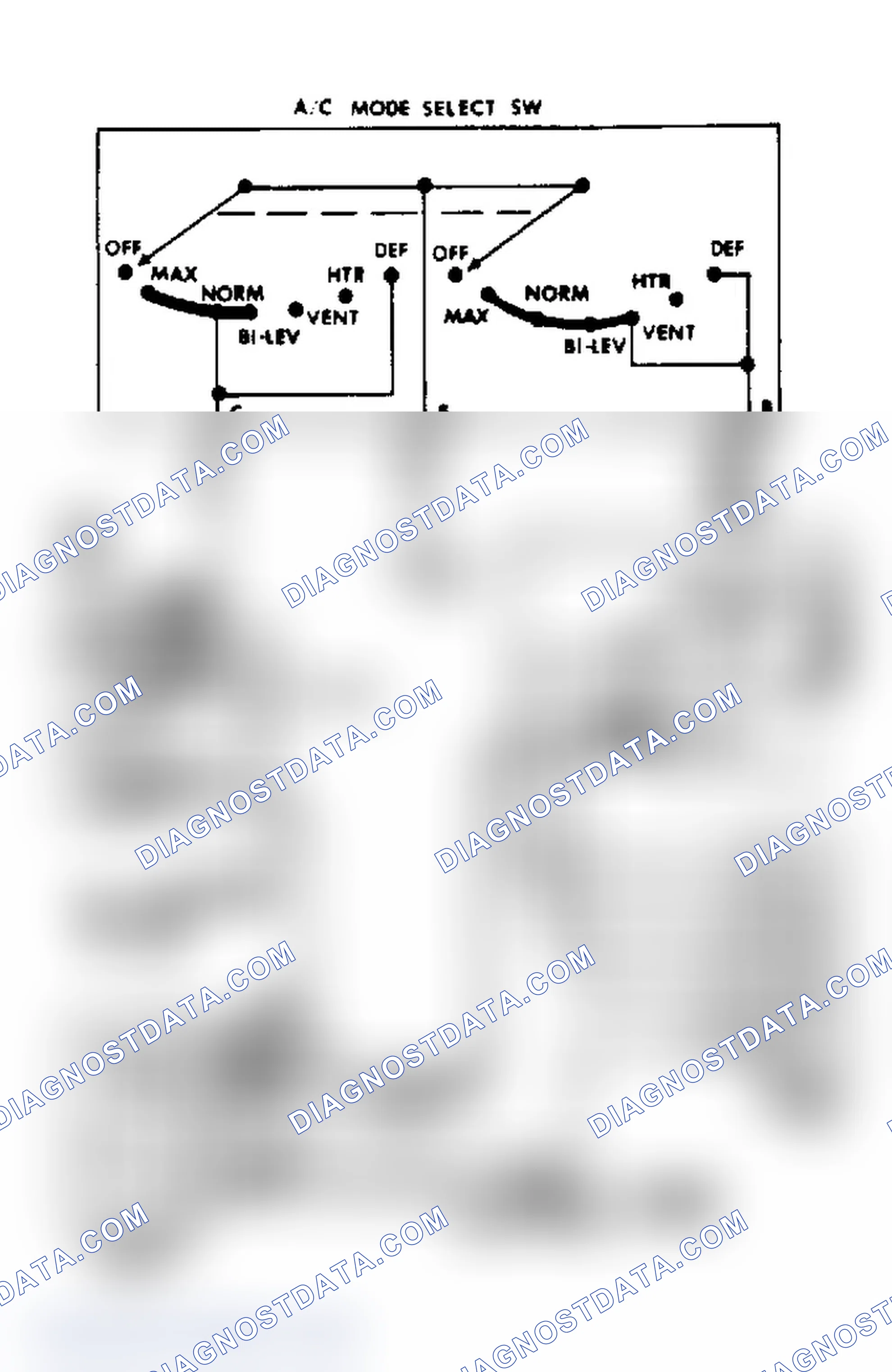 Scheme 16: Manual A/C-Heater Wiring Diagram ("G" Series Vans)