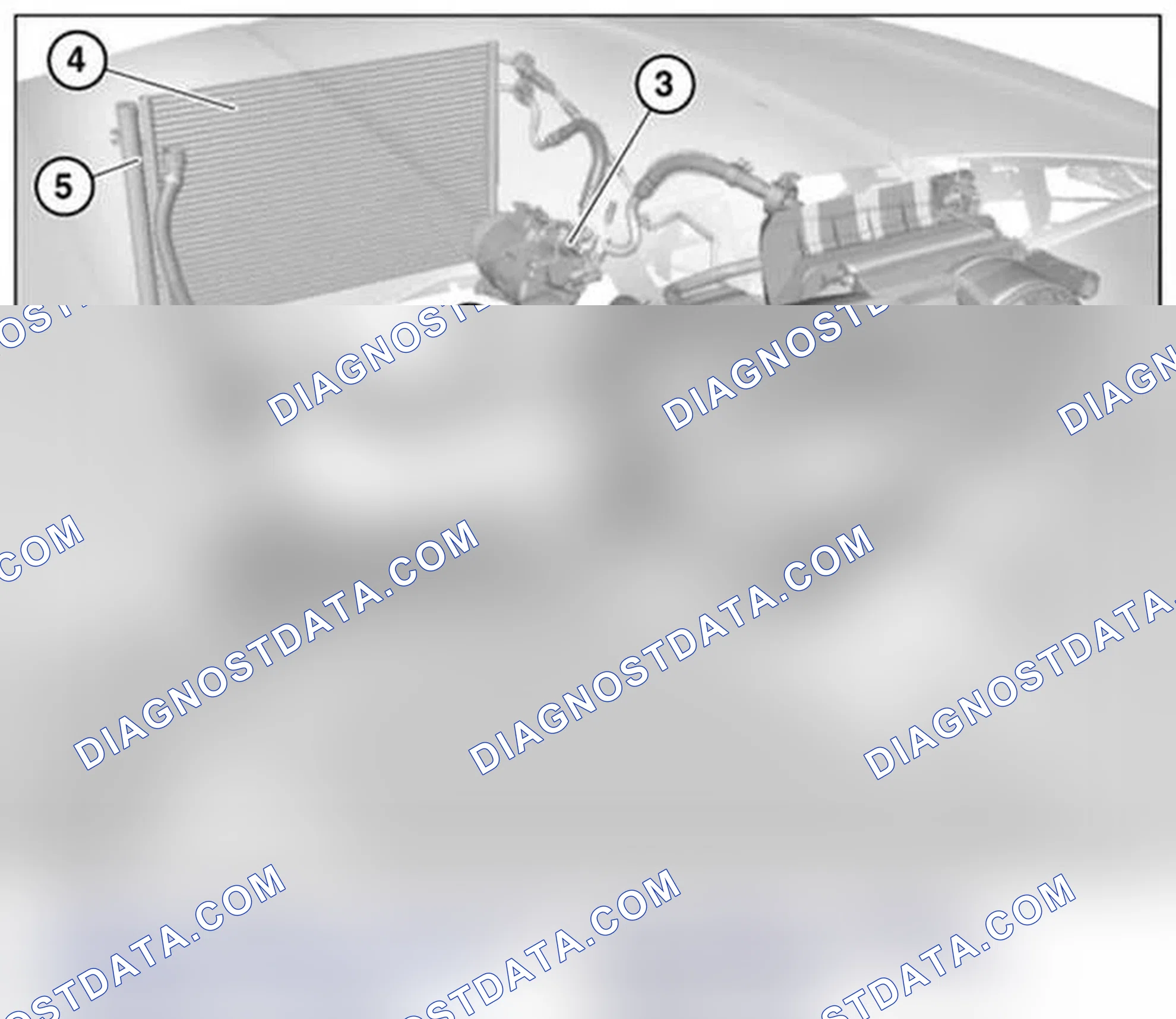 Scheme 56: 64 00.. Overview of heater - A/C system components