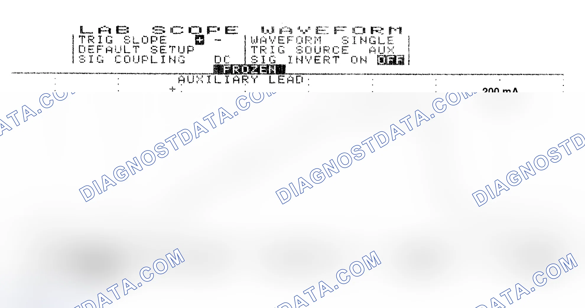 Scheme 13: Single Injector w/Normal Current Flow - Current Pattern