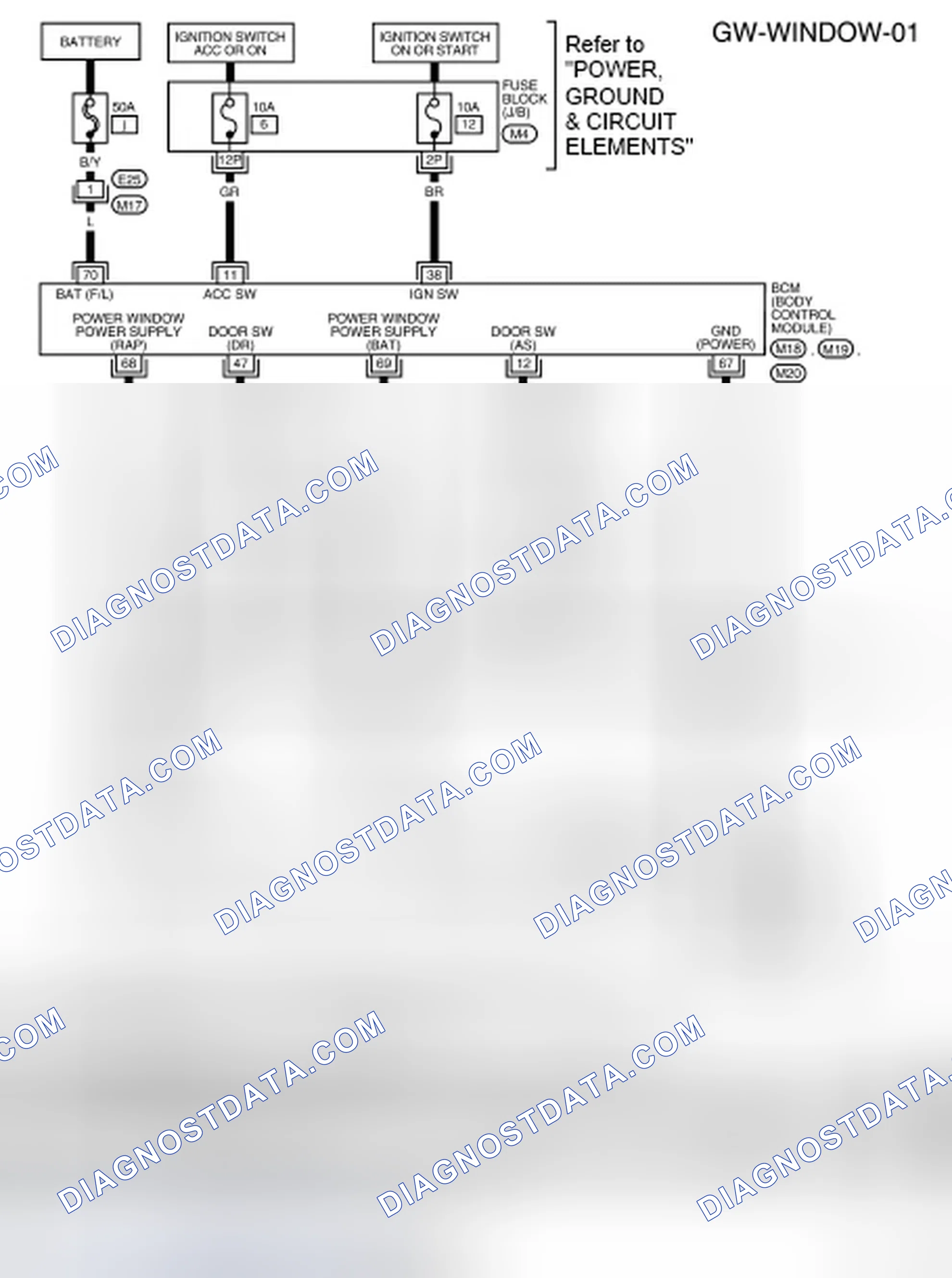 Scheme 2: Wiring Diagram - WINDOW