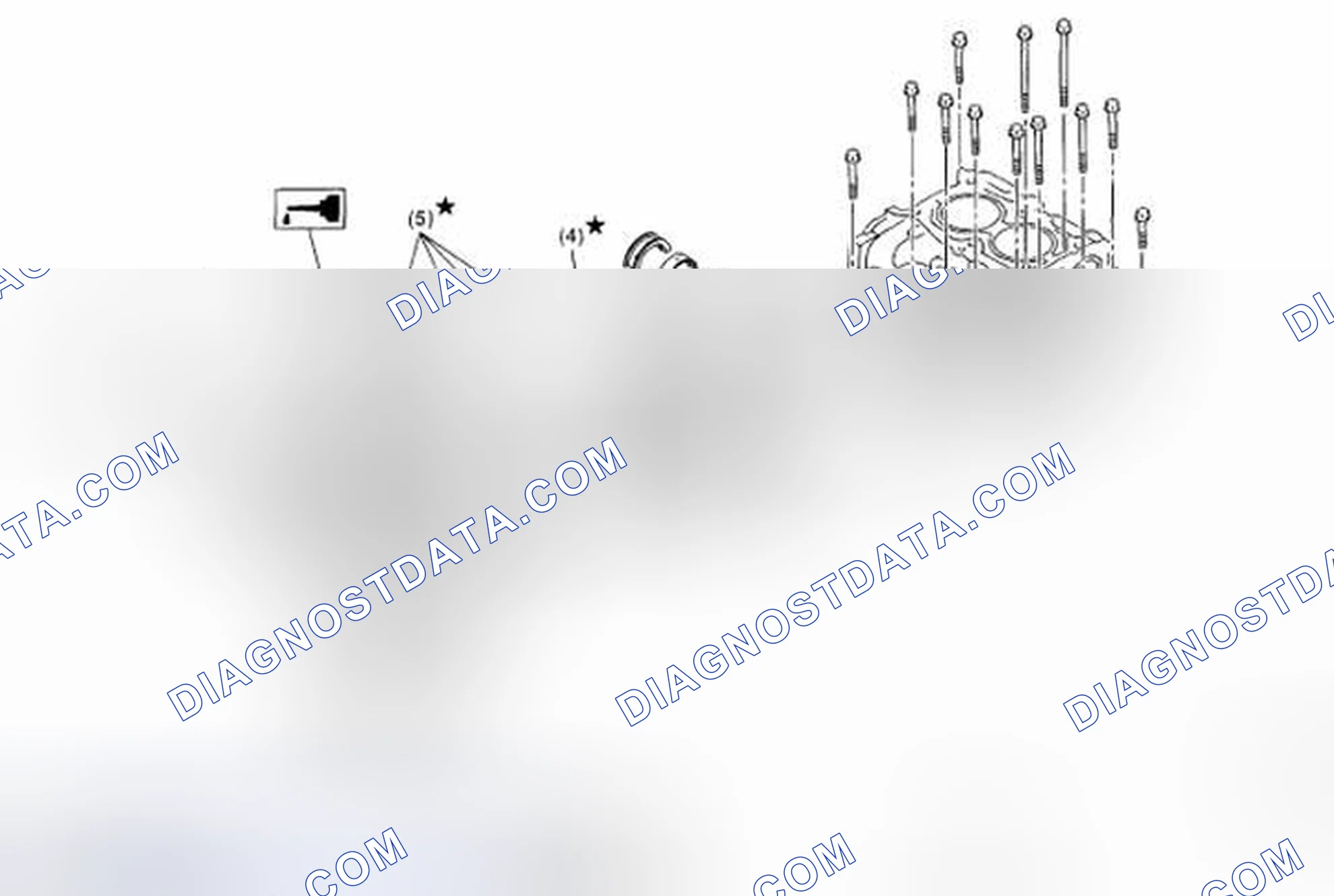 Fig. 163: Exploded View Of Crankshaft, Crankshaft Bearing And Oil Seal