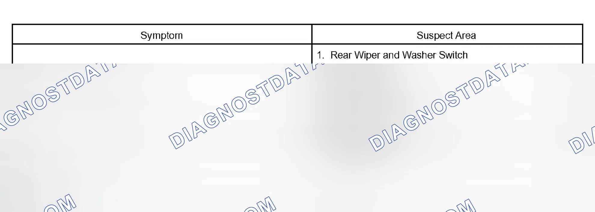 Scheme 149: REAR WIPER AND WASHER SYSTEM