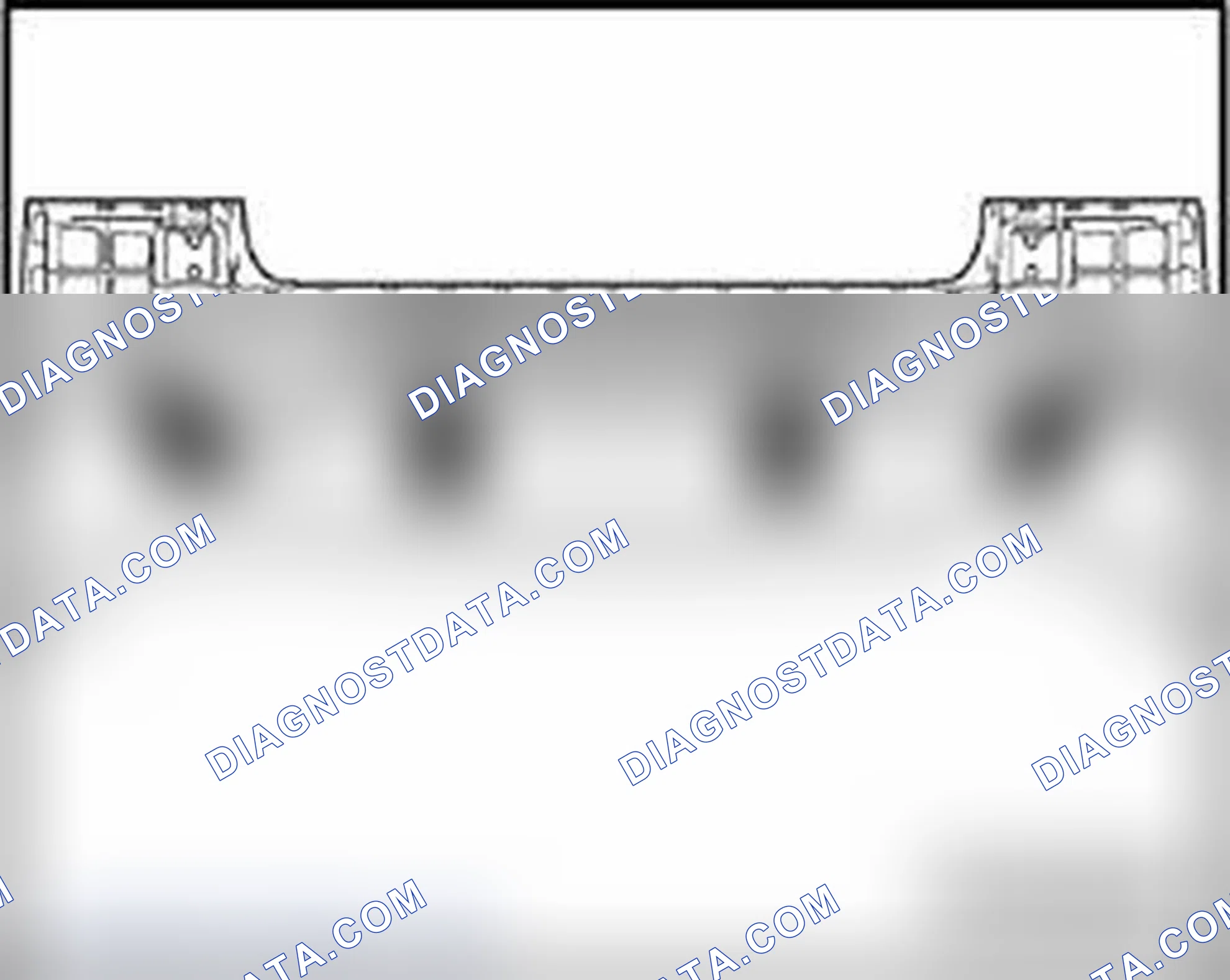 Scheme 306: Rear parking aid sensors, removing and installing